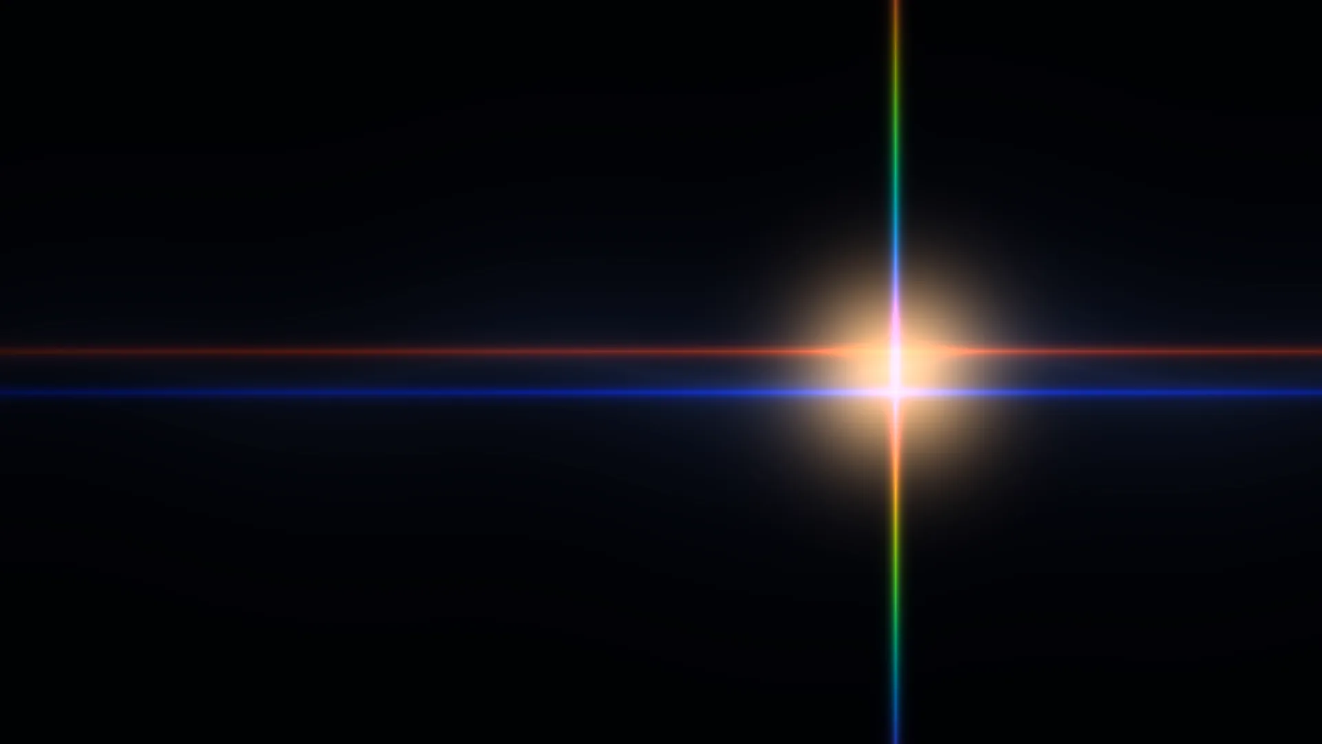 Prismatic light cross on a field of black — light cross wallpaper at 3840x2160