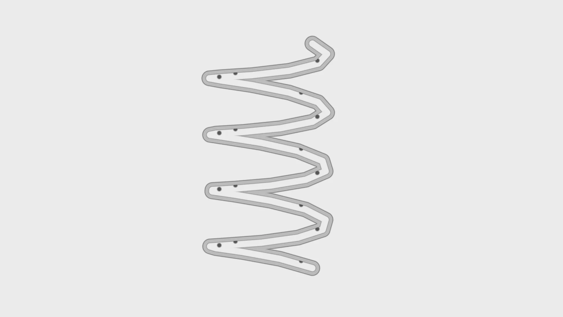 Grey zigzag line with measured spacing — zigzag line wallpaper at 3840x2160