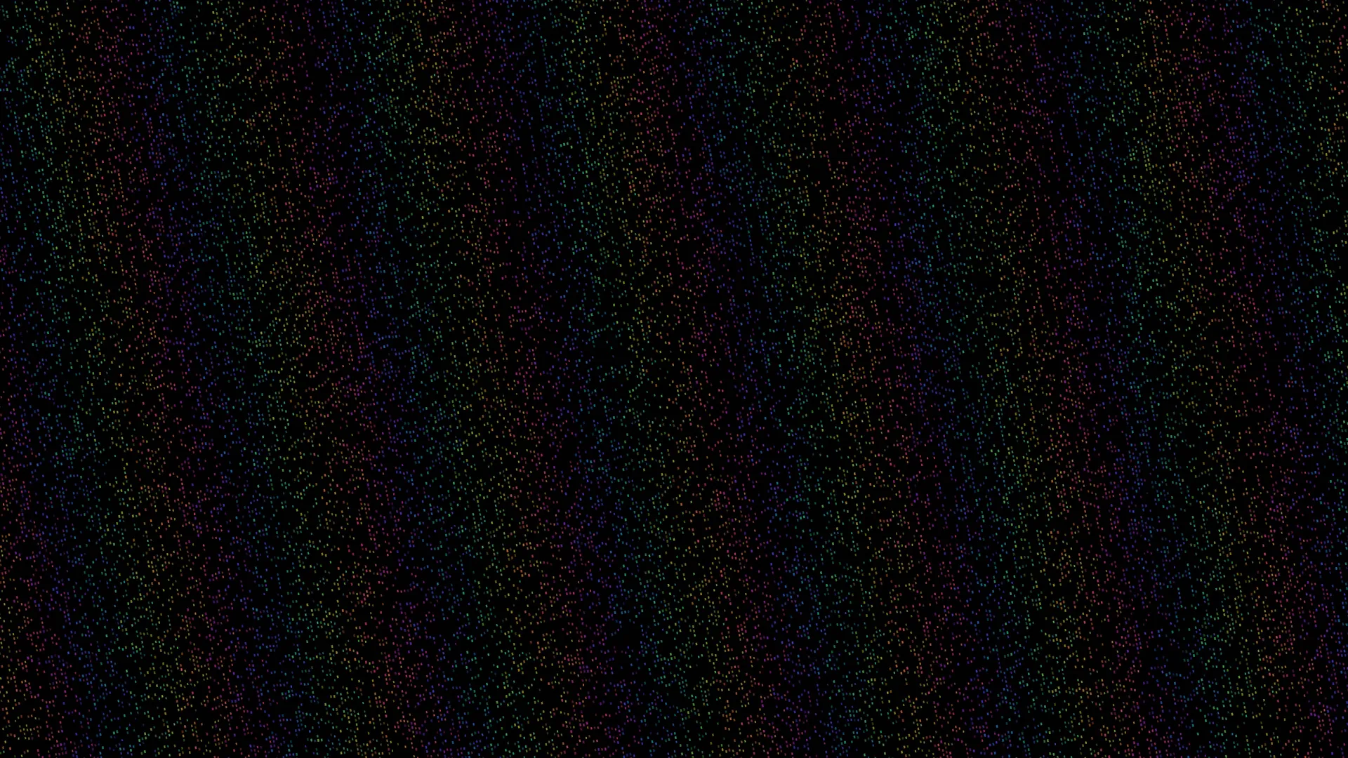 Multicolour point field across a black ground — multicolour wallpaper at 3840x2160