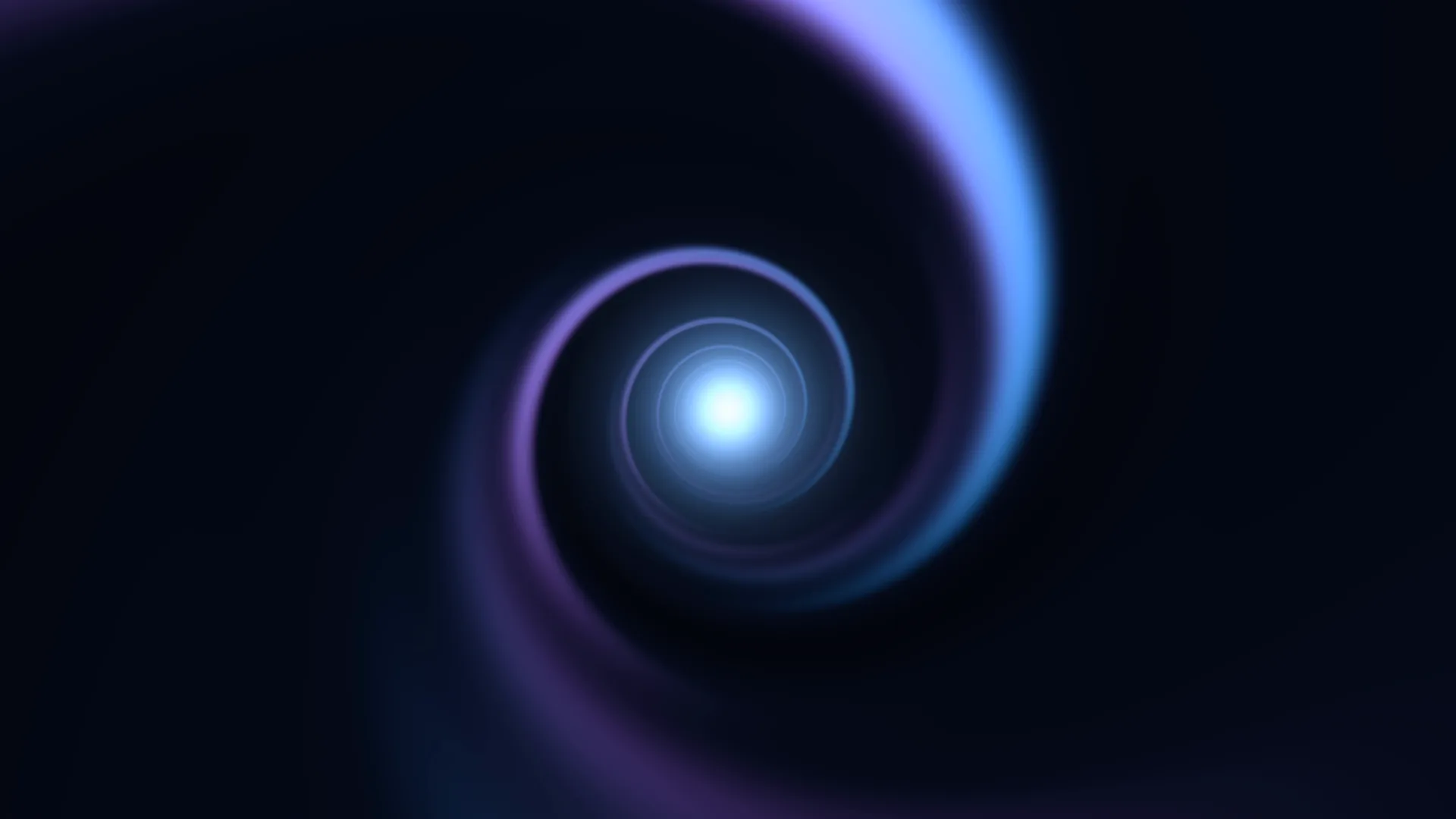 Concentric blue and violet light in deep space — concentric rings wallpaper at 3840x2160