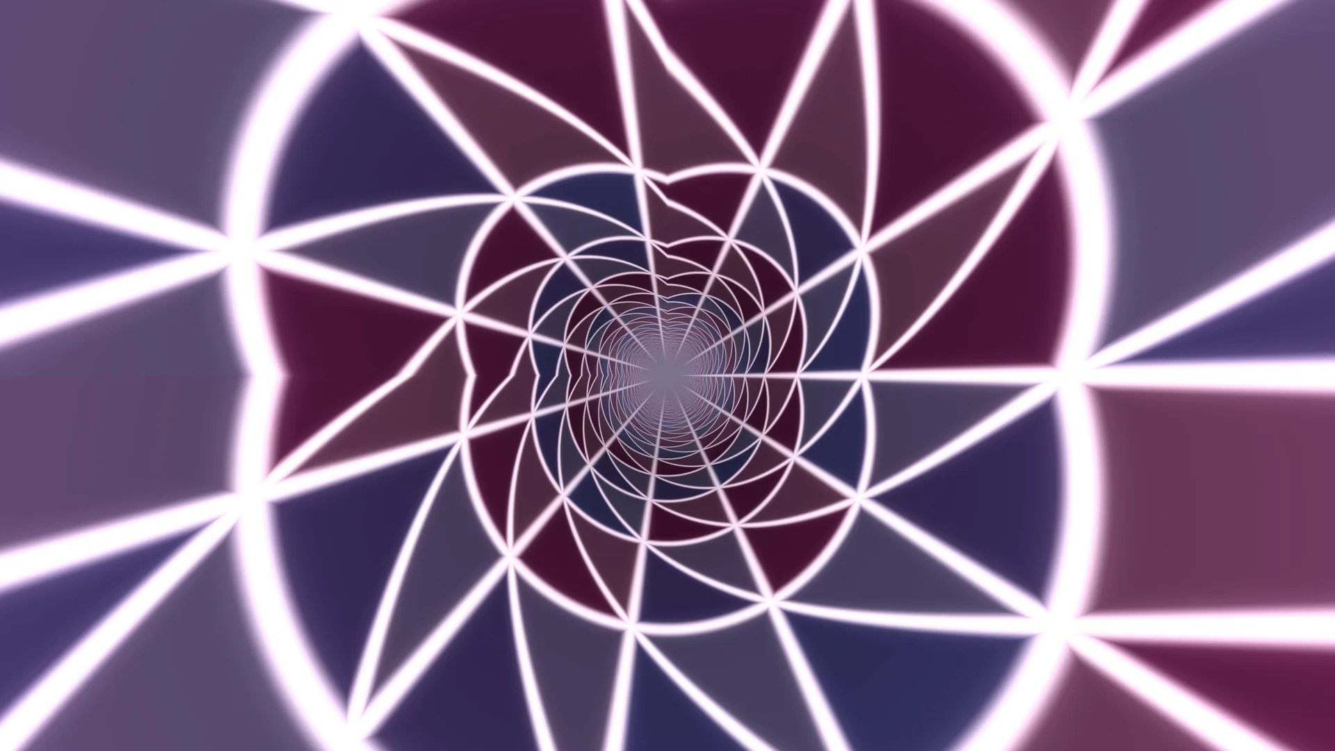 Luminous concentric geometry in violet space — concentric geometry wallpaper at 3840x2160