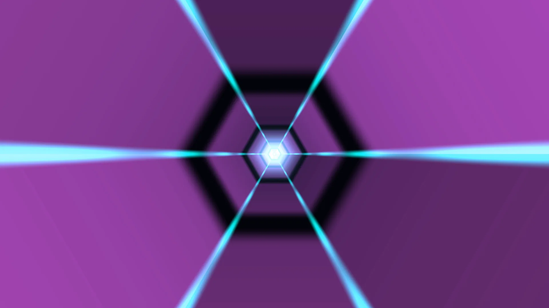 Cyan Light Crossing a Purple Geometric Field — abstract wallpaper at 3840x2160