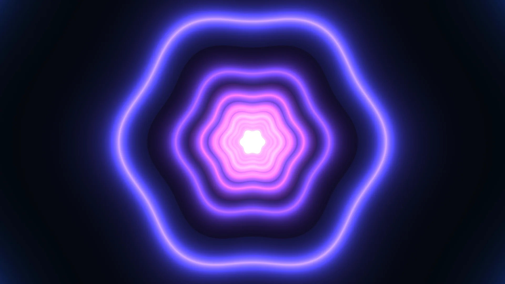 Violet concentric glow with a white center — concentric glow wallpaper at 3840x2160