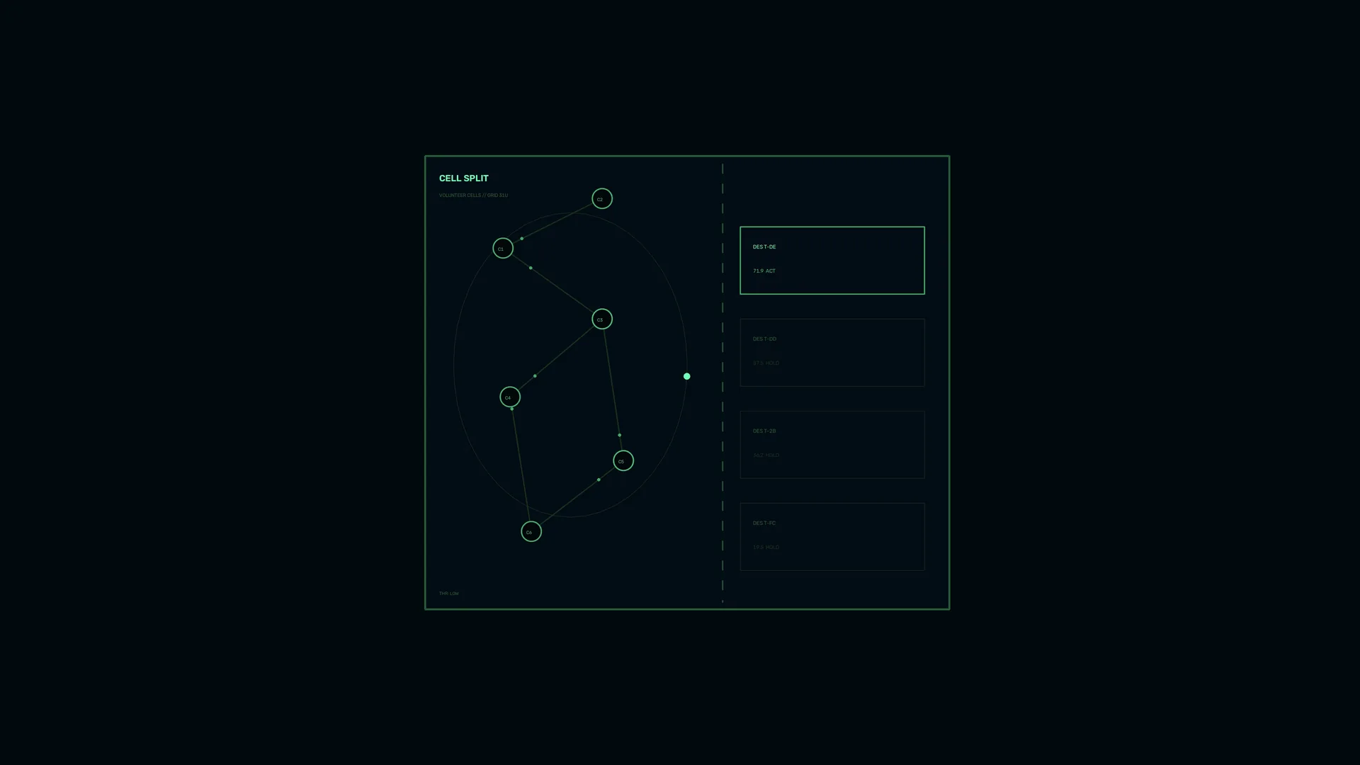 Green orbital diagram on a dark field — orbital diagram wallpaper at 3840x2160