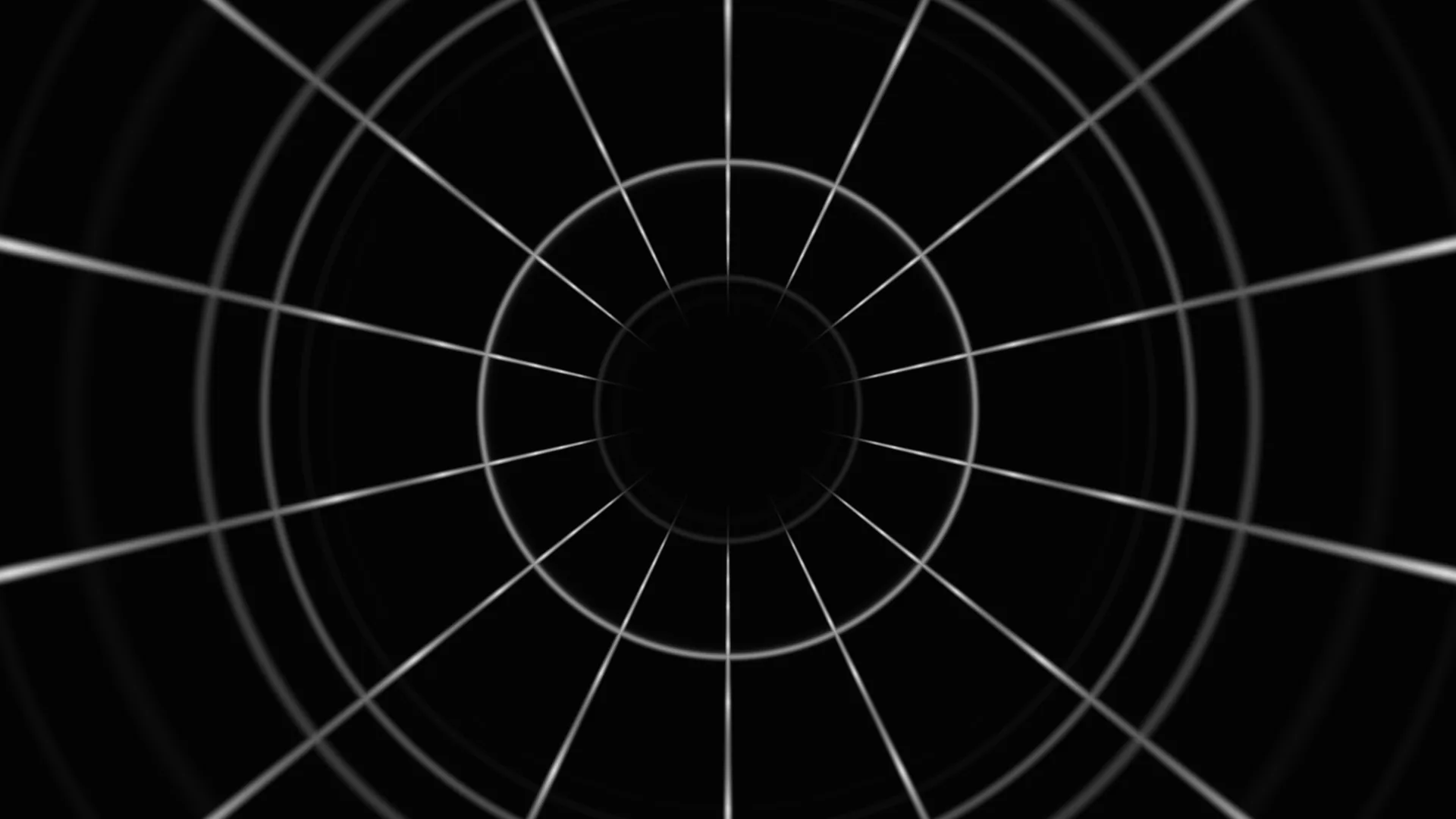 Concentric rings and radiating lines in black — black wallpaper at 3840x2160