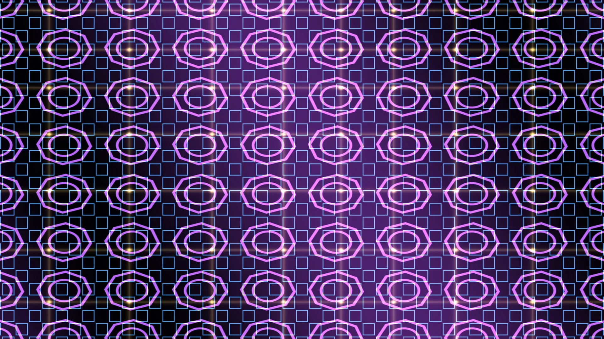 Neon geometric lattice in violet and blue — geometric pattern wallpaper at 3840x2160