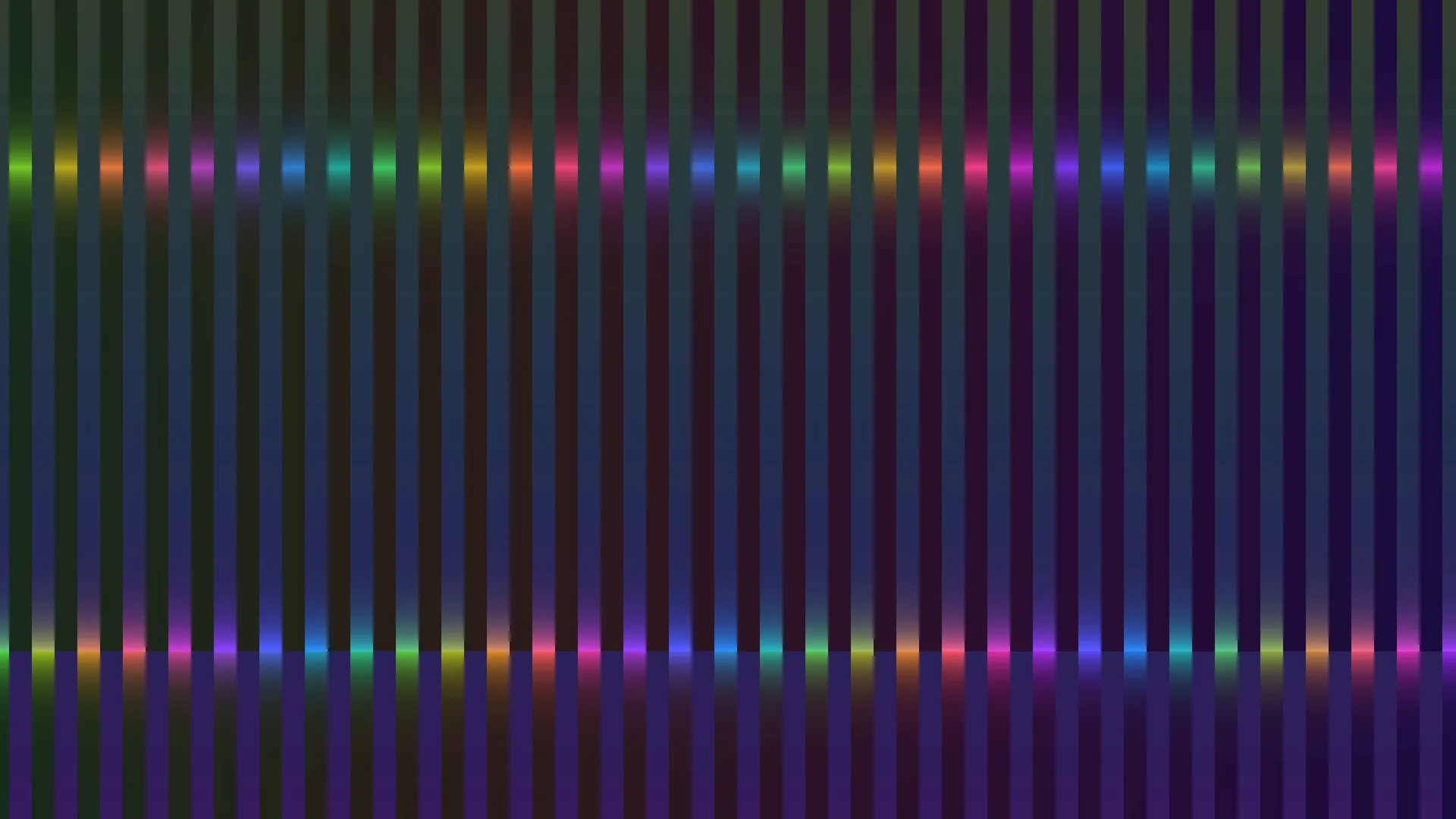 Chromatic bars across a field of shadow — vertical bars wallpaper at 3840x2160