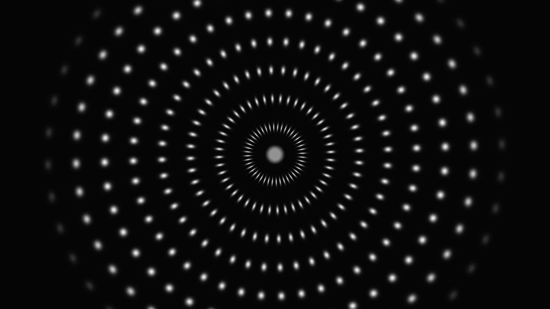 Concentric white light on a black field — concentric rings wallpaper at 3840x2160