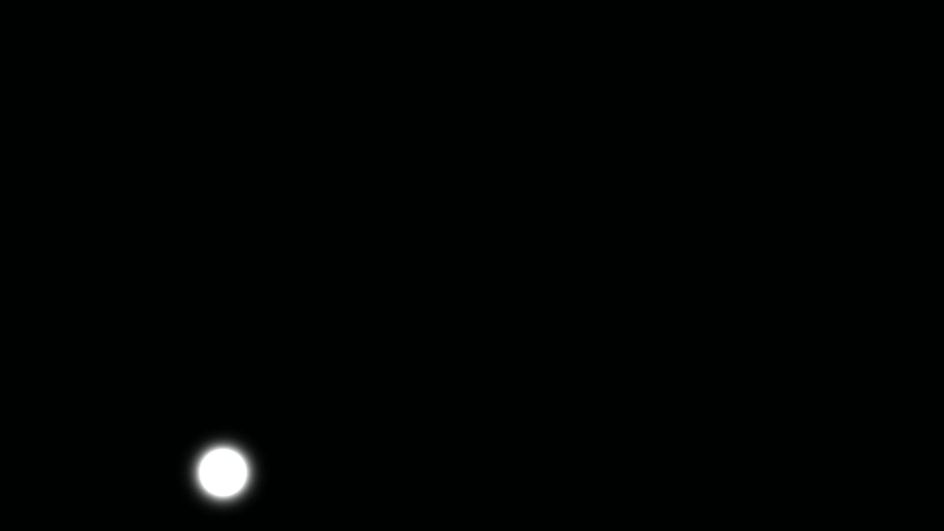 Solitary white orb in a field of black — white orb wallpaper at 3840x2160