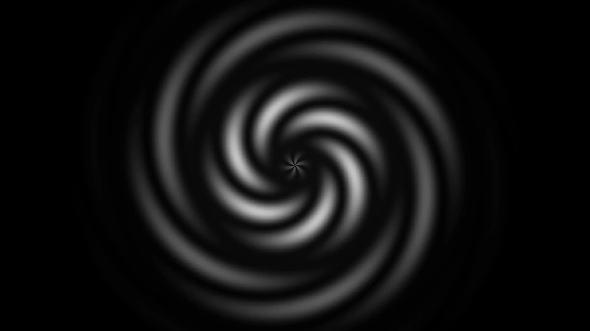 Monochrome spiral with a luminous central whirl — spiral wallpaper at 3840x2160