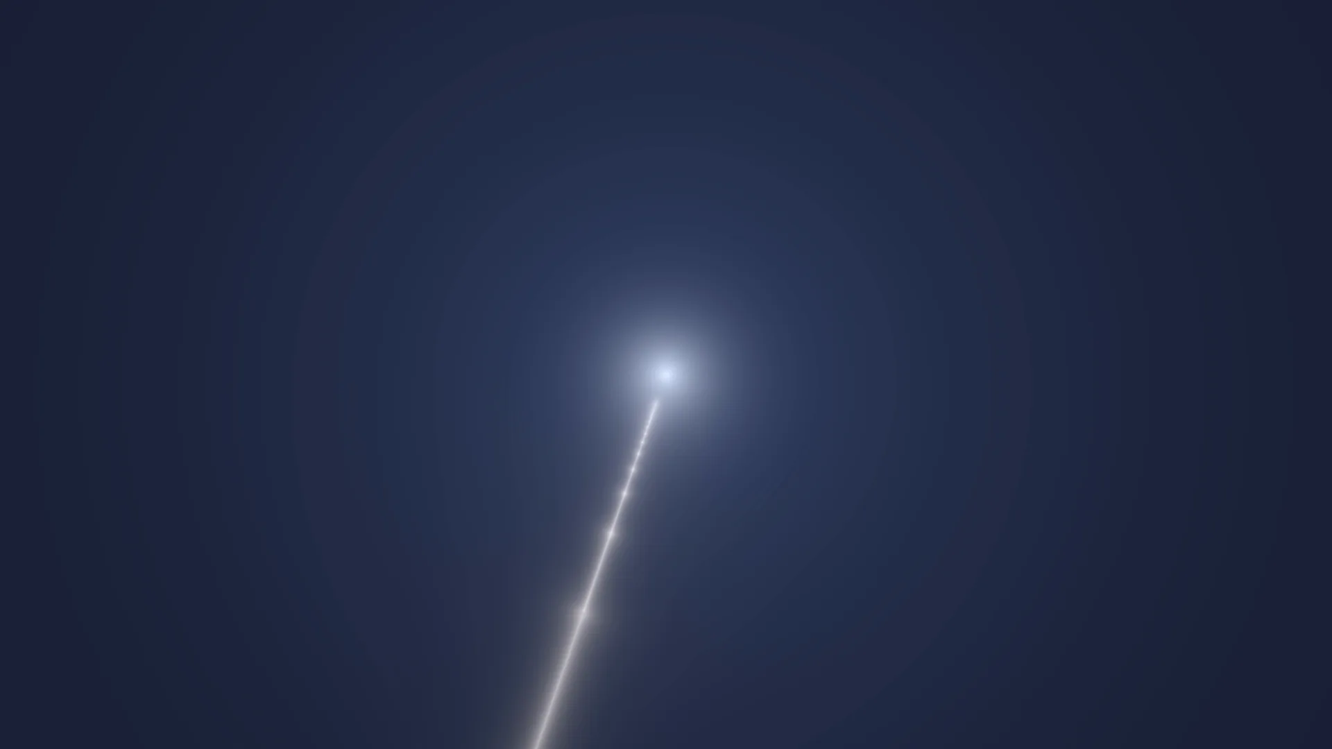 White beam through a field of midnight blue — white beam wallpaper at 3840x2160