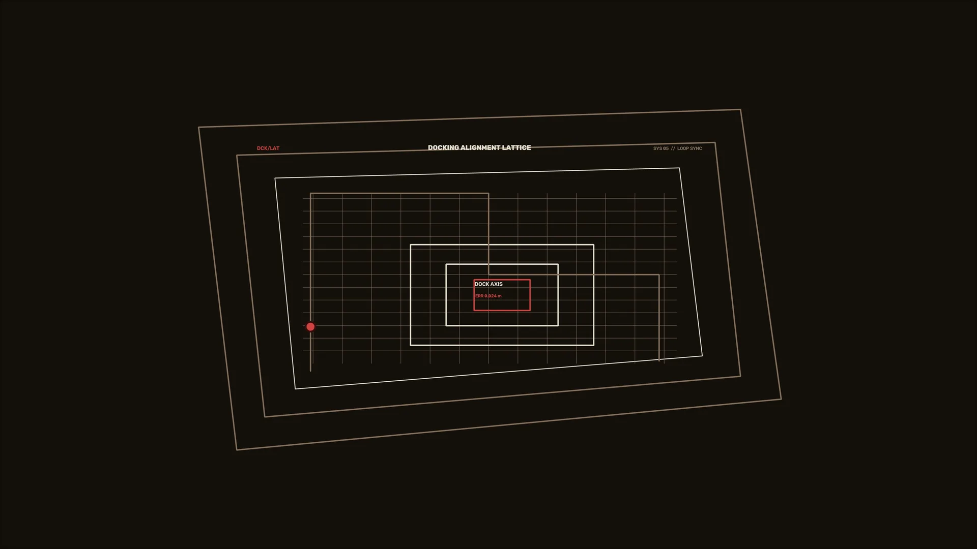 Docking alignment lattice in dark geometric space — docking alignment wallpaper at 3840x2160