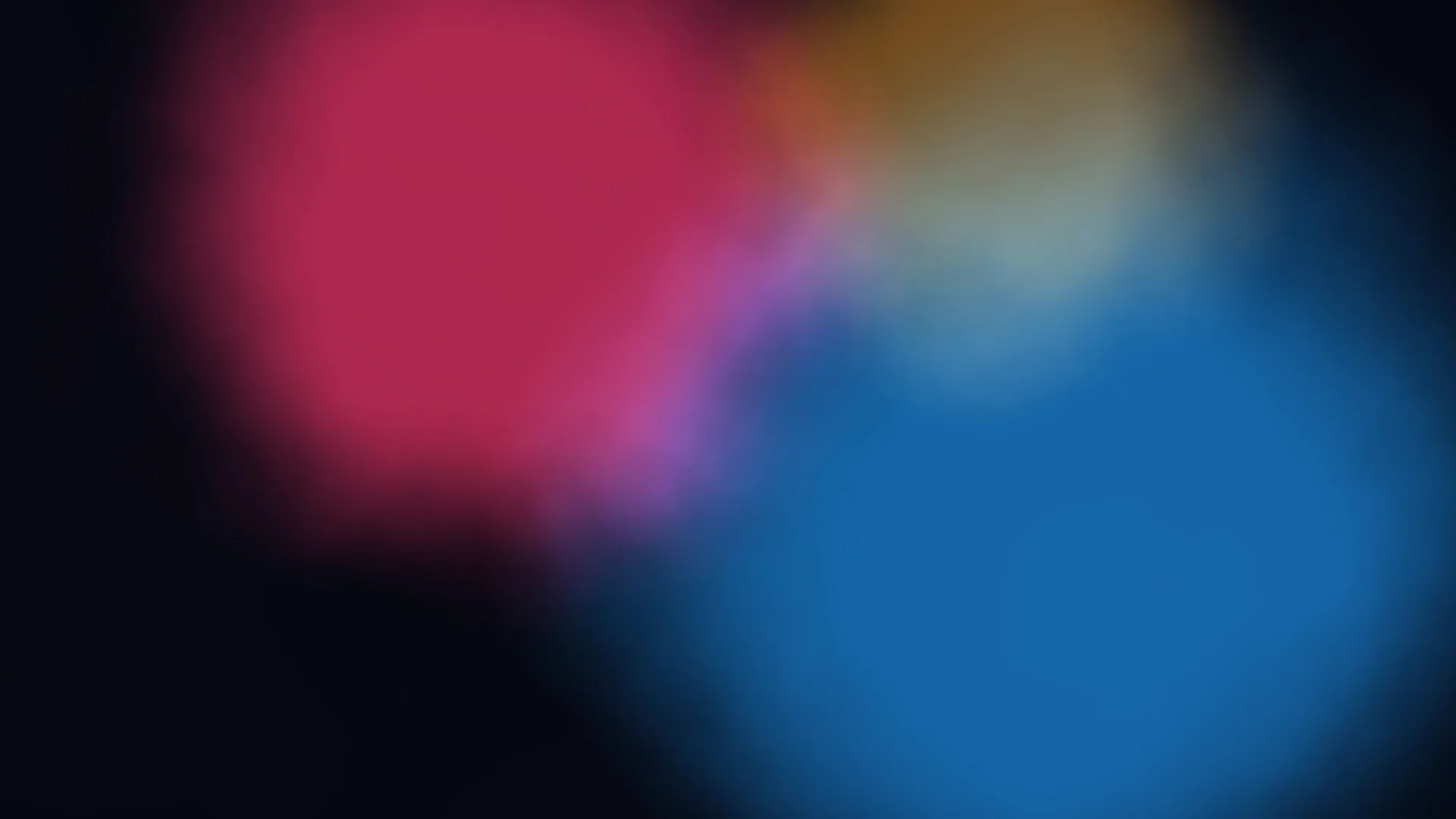 Magenta and blue light across dark negative space — abstract wallpaper at 3840x2160