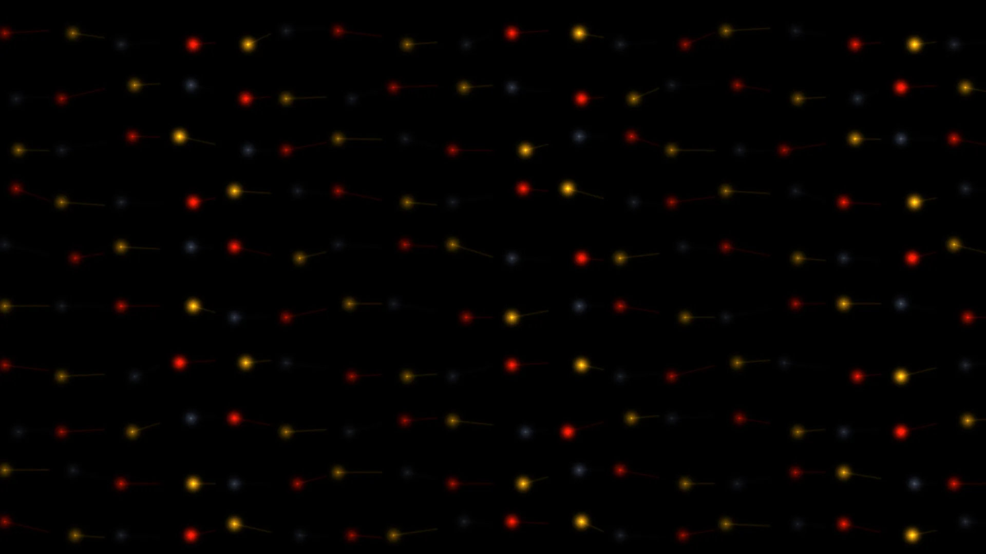 Colored points and fine lines across black space — glowing points wallpaper at 3840x2160