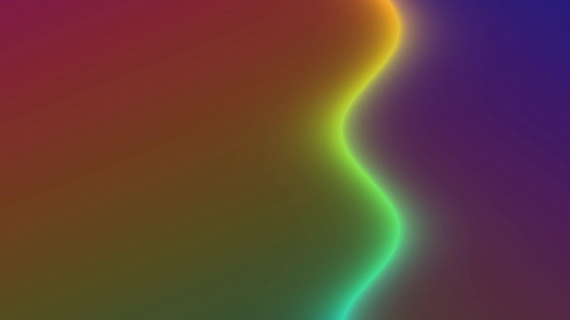 Luminous Green Curve Across a Violet Gradient — green curve wallpaper at 3840x2160