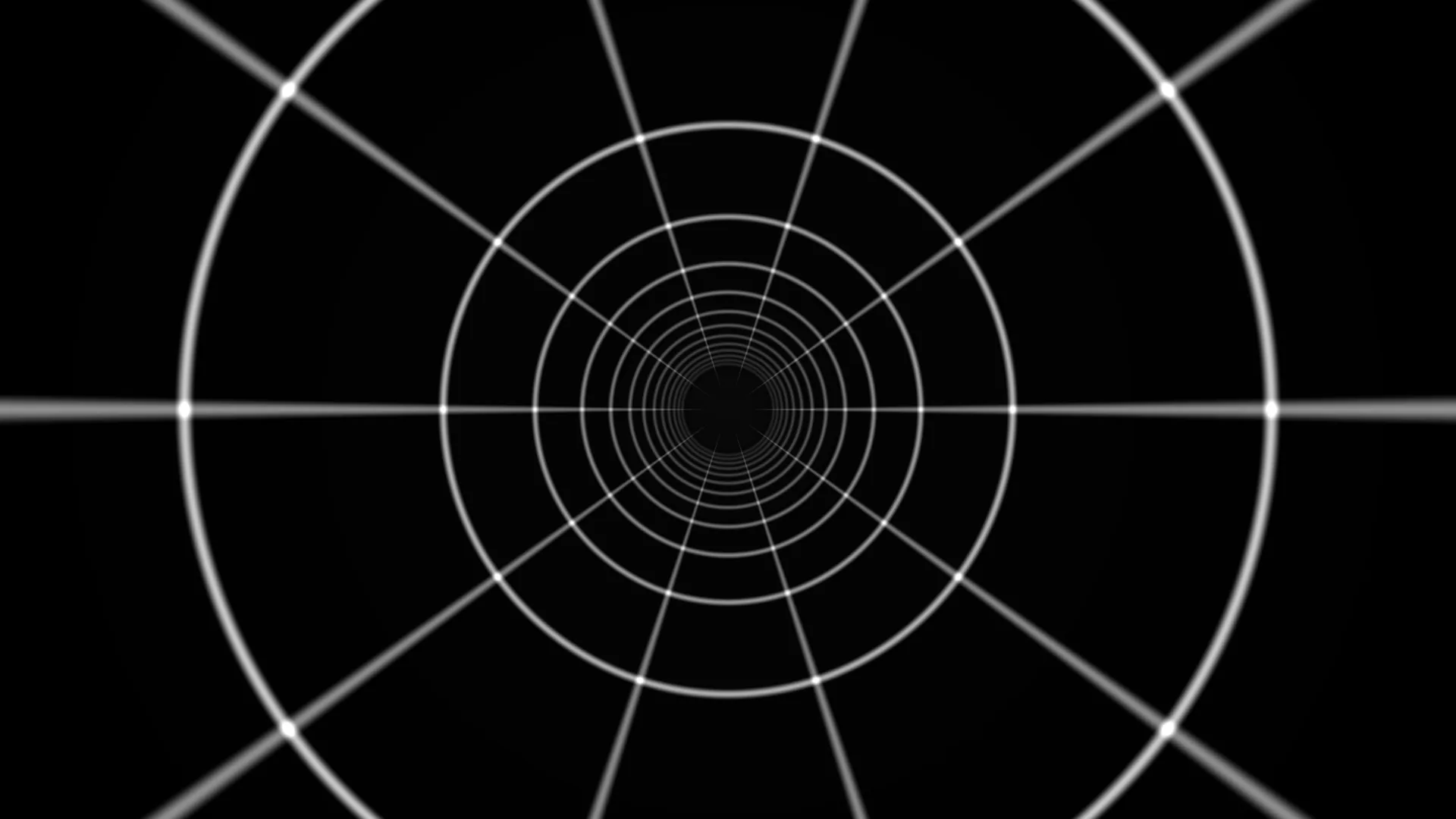 Concentric radar geometry in monochrome light — concentric rings wallpaper at 3840x2160