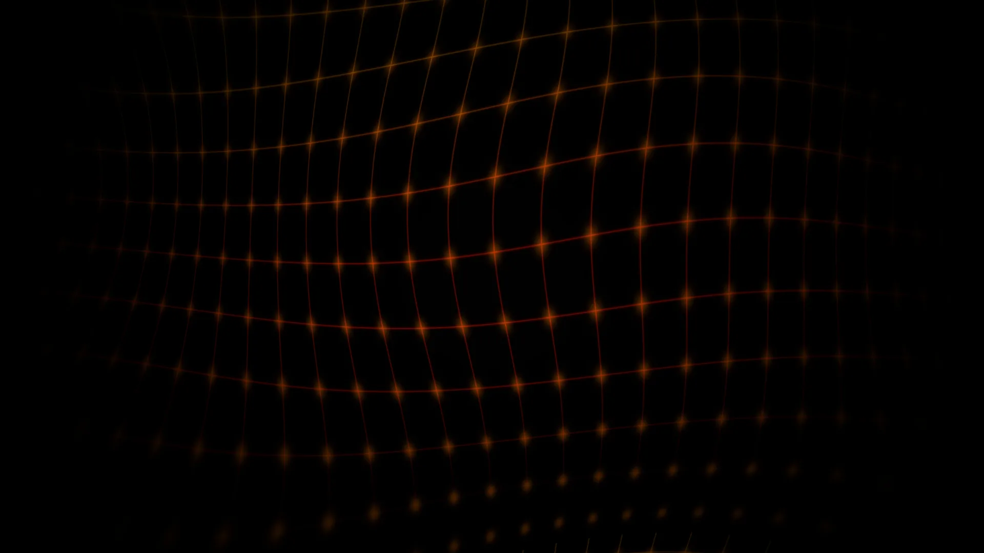 Amber Lattice Lines in a Field of Black — luminous lattice wallpaper at 3840x2160