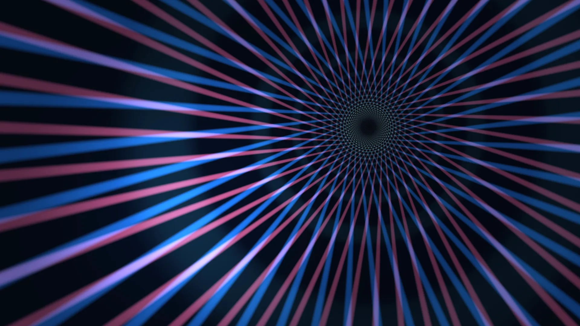 Blue and pink radial tunnel of light — radial tunnel wallpaper at 3840x2160