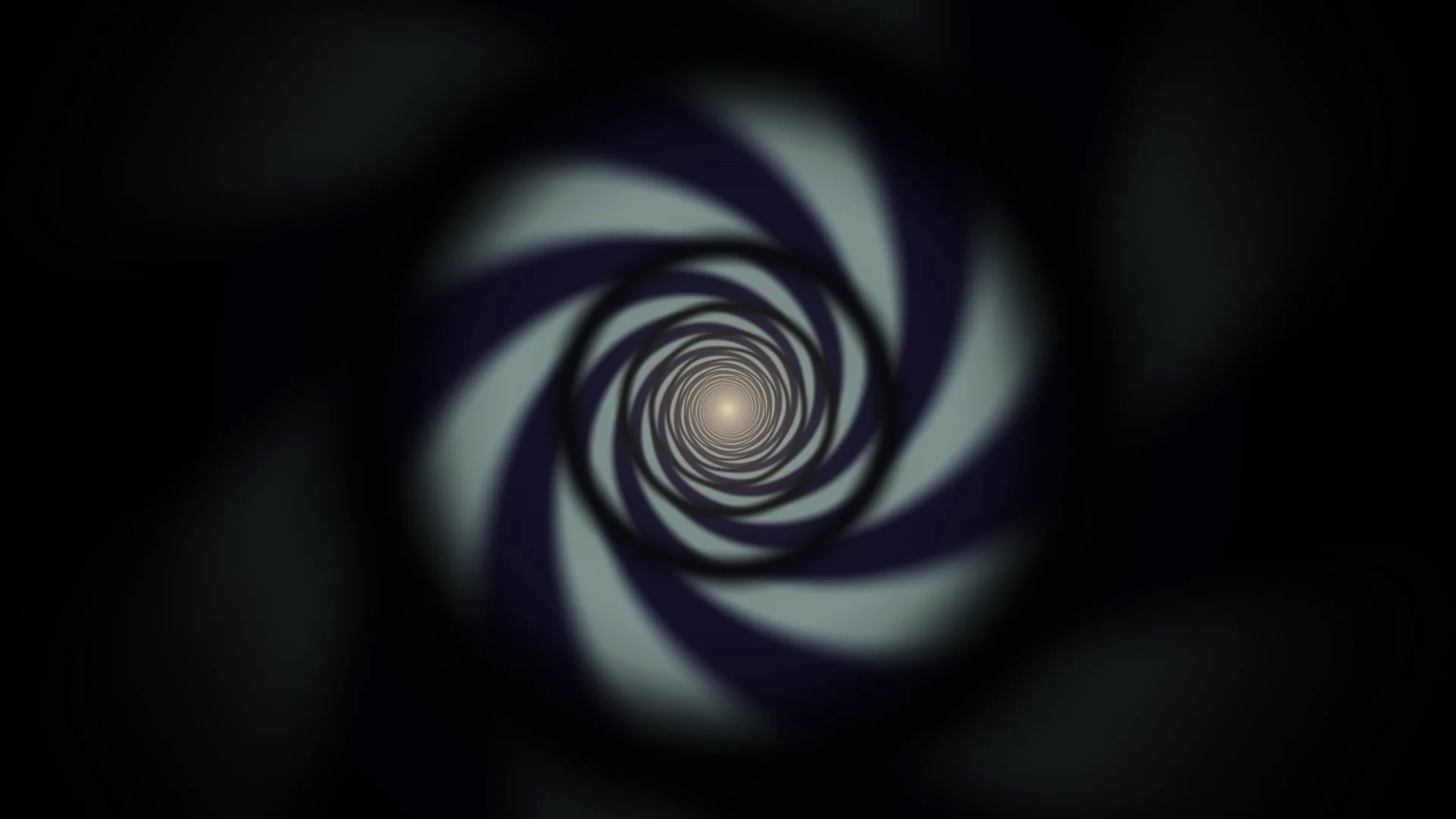 Concentric Spiral in Shadow and Pale Light — spiral wallpaper at 3840x2160