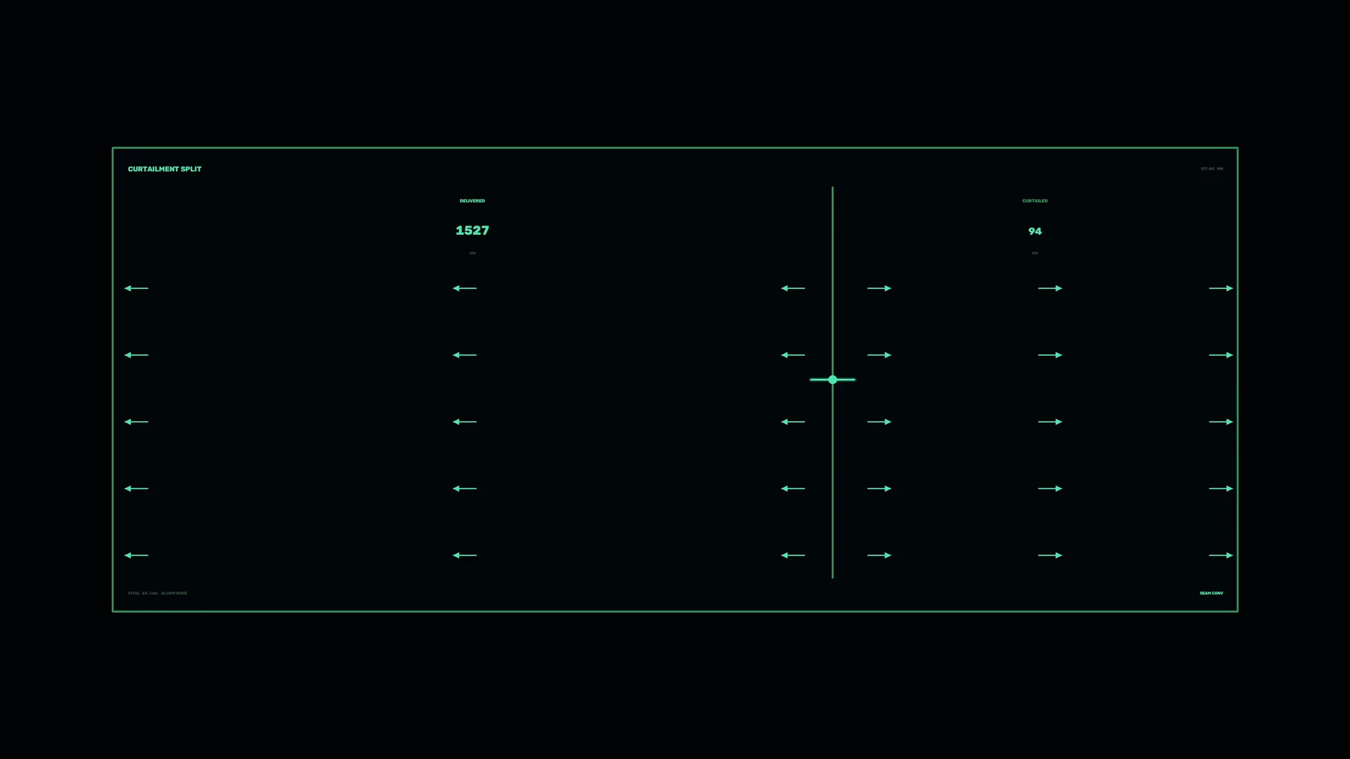 Neon green systems diagram on a black field — systems diagram wallpaper at 3840x2160