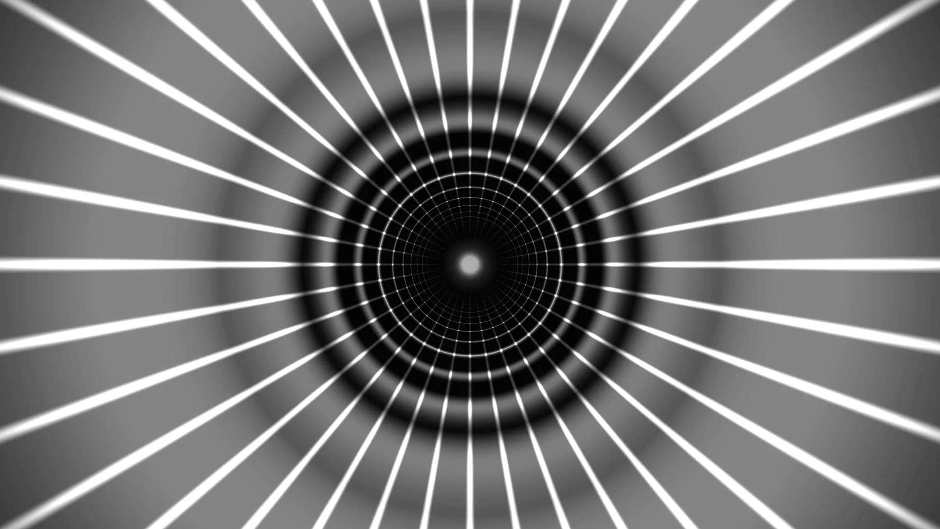 Concentric tunnel of light and geometric lines — concentric tunnel wallpaper at 3840x2160