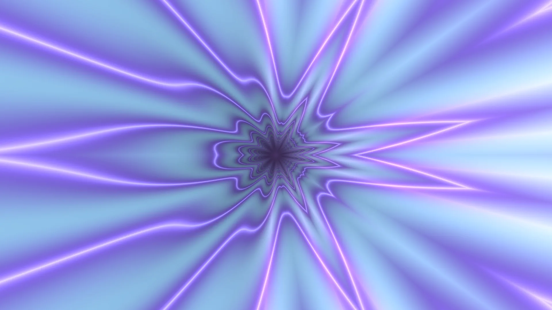 Violet light converging on a spectral flower — violet wallpaper at 3840x2160