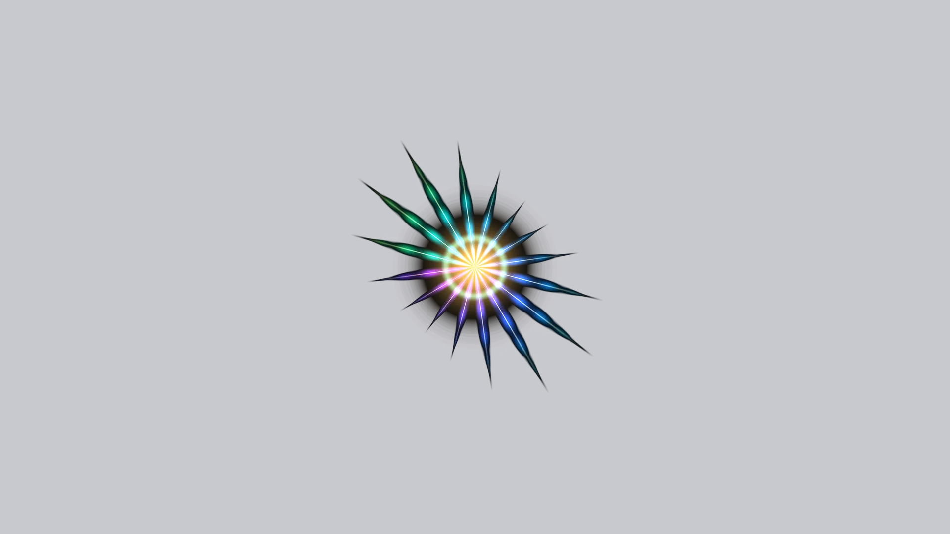 Prismatic starburst in deep midnight space — starburst wallpaper at 3840x2160