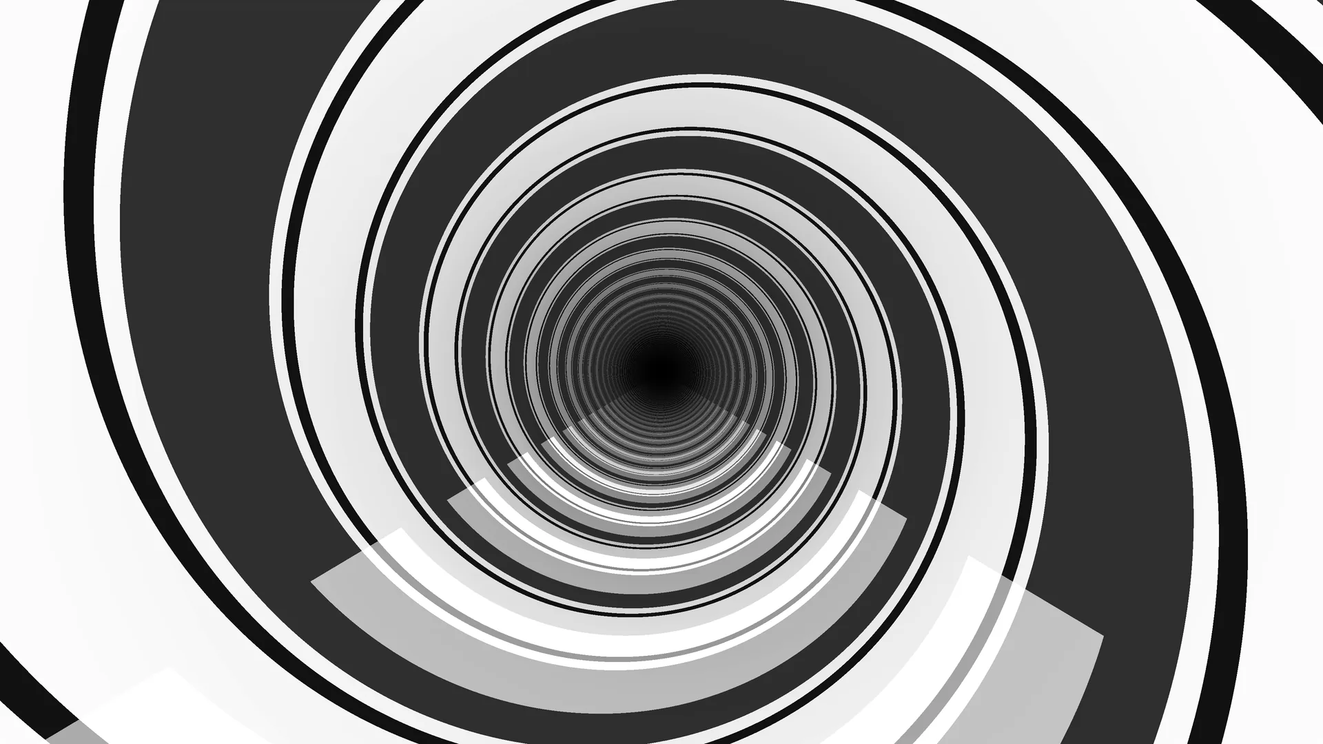 Concentric rings drawing the eye inward — concentric rings wallpaper at 3840x2160