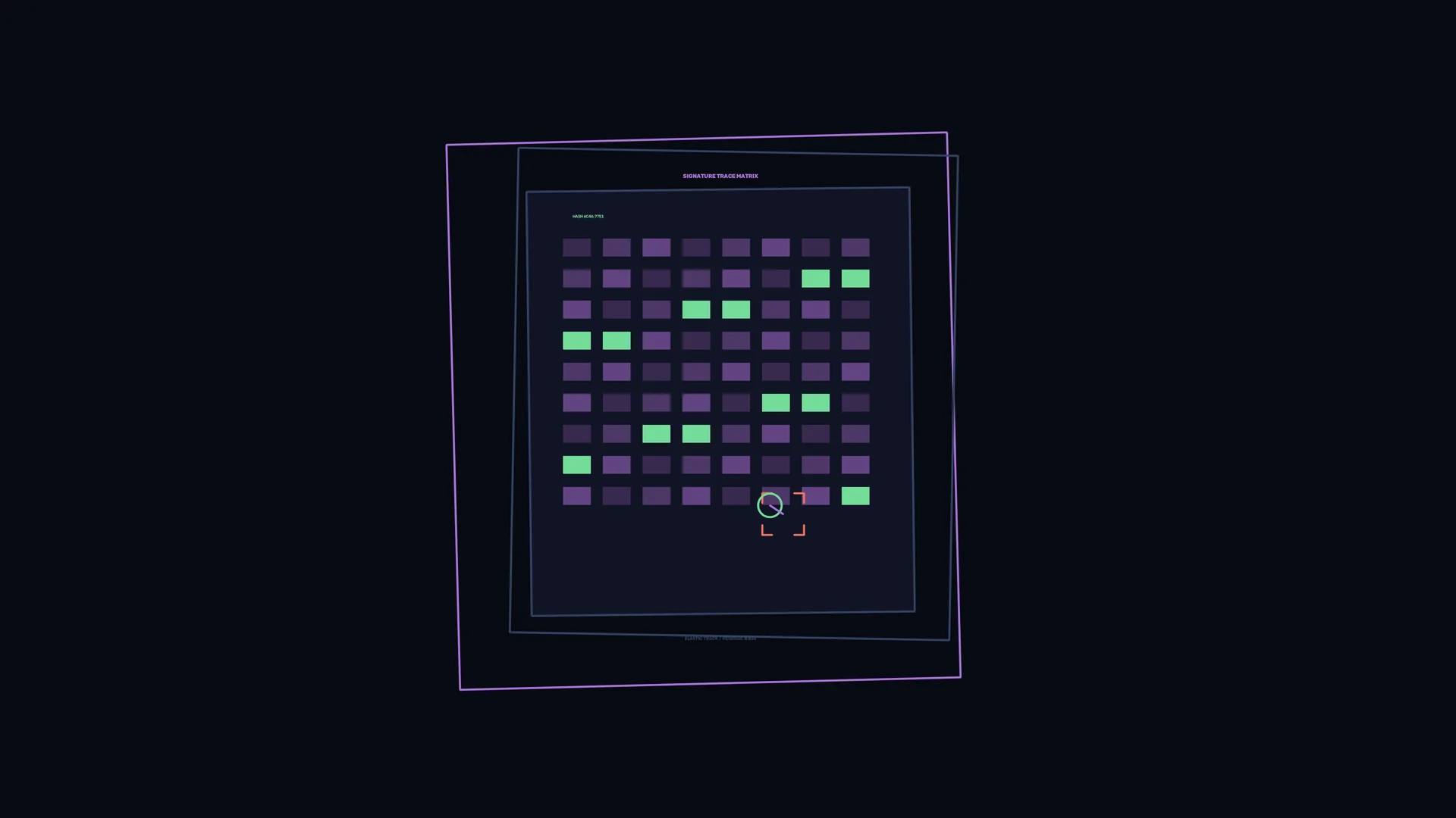 Neon matrix within tilted geometric outlines — geometric grid wallpaper at 3840x2160