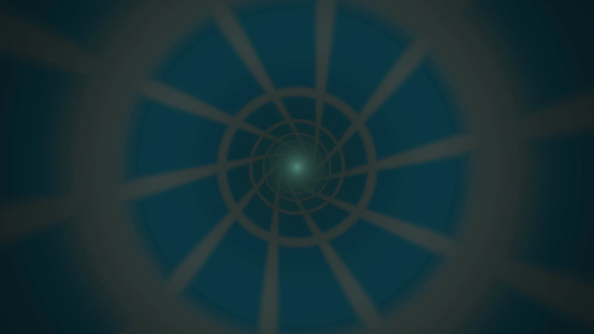 Concentric rings around a muted green light — concentric rings wallpaper at 3840x2160