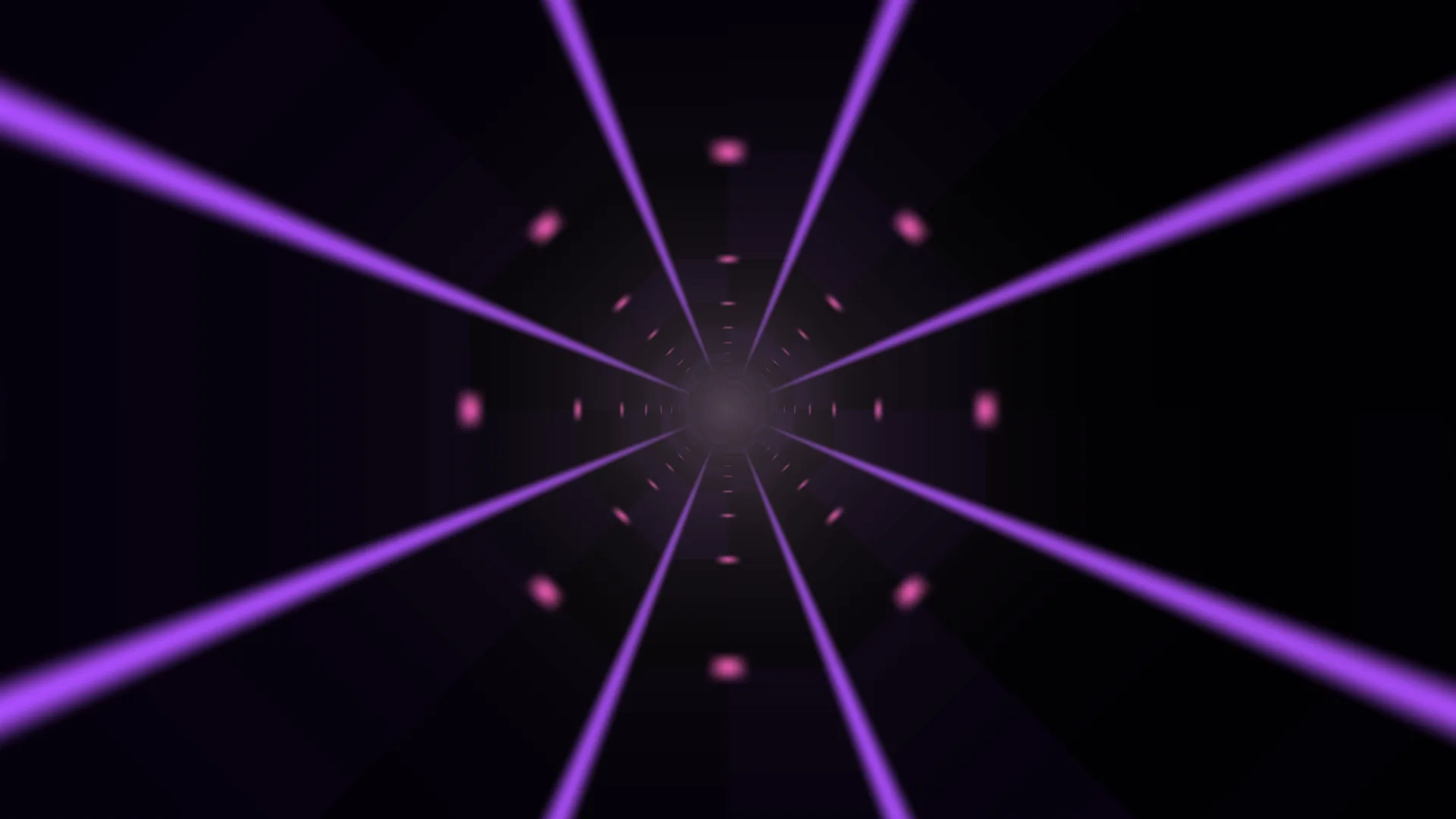Violet Light Tunnel with a Distant Glow — violet wallpaper at 3840x2160