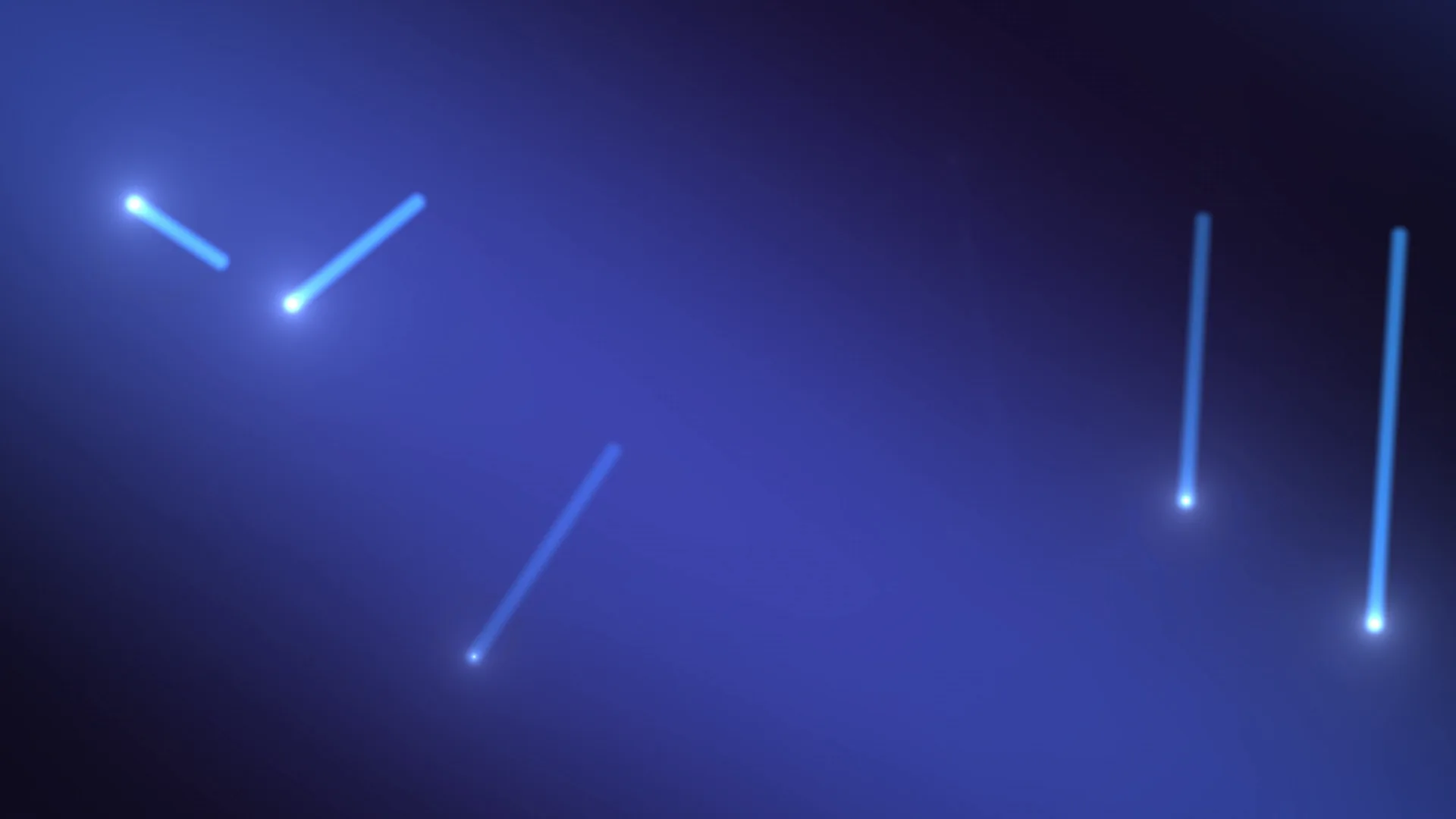 Blue light trails across a deep indigo field — blue wallpaper at 3840x2160