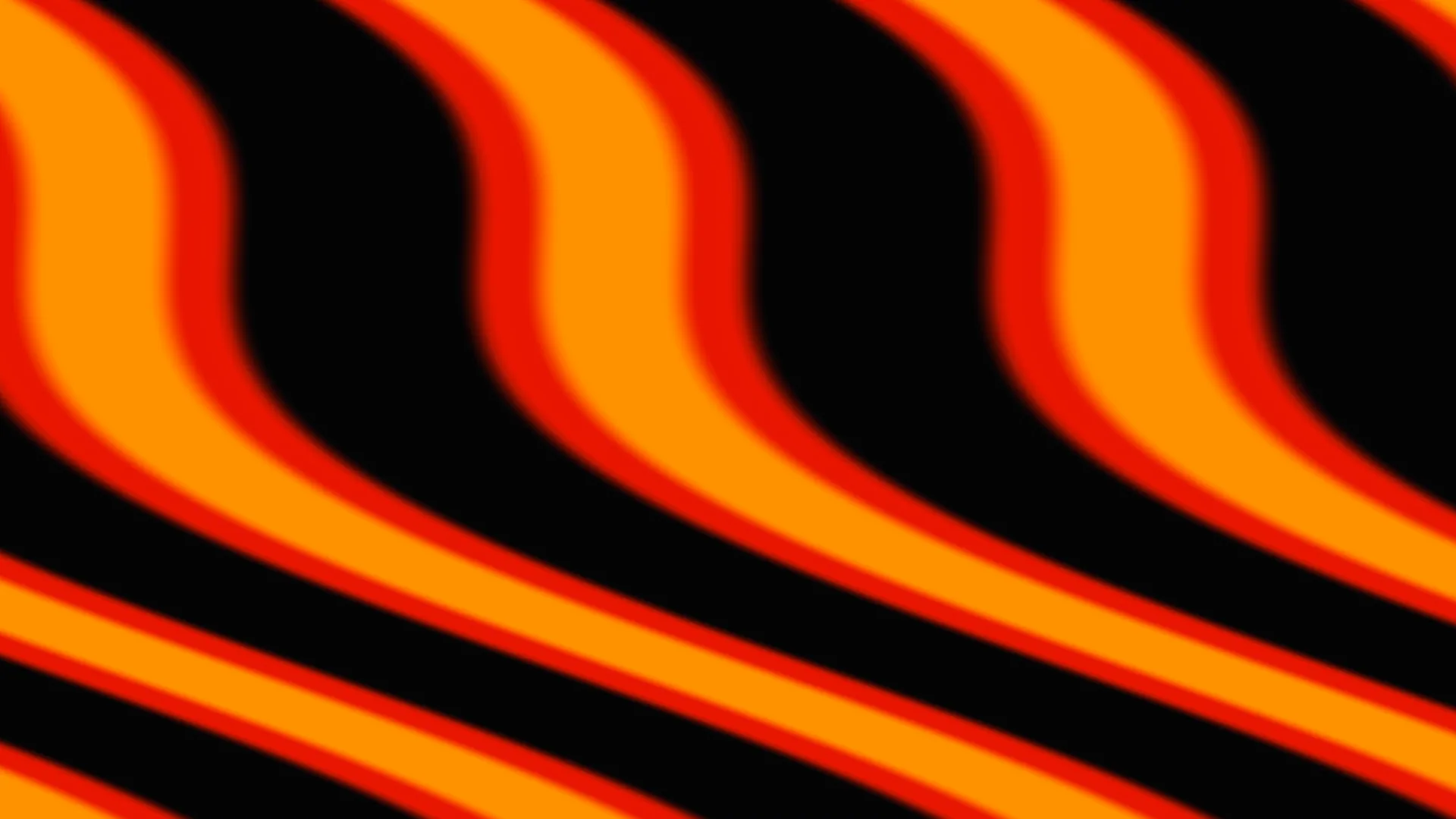 Orange and red bands across black space — orange bands wallpaper at 3840x2160