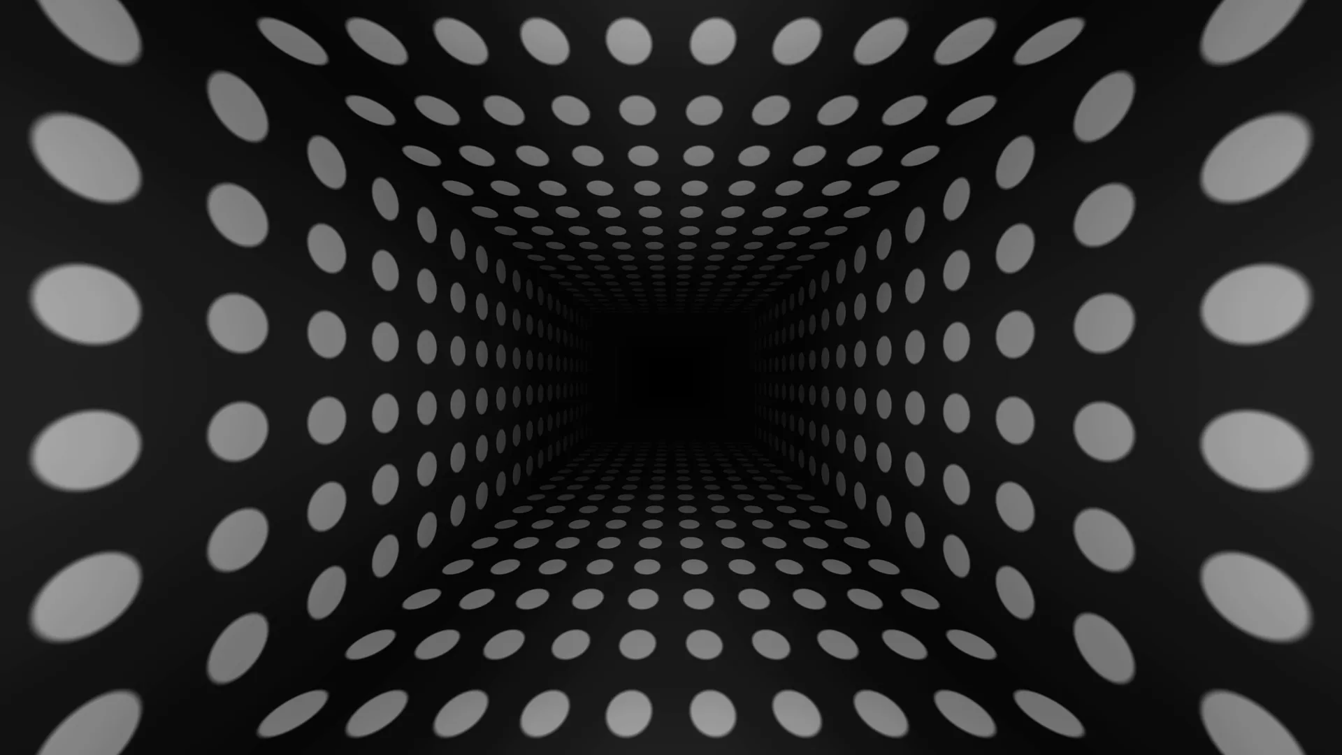 Monochrome tunnel of receding light — tunnel wallpaper at 3840x2160