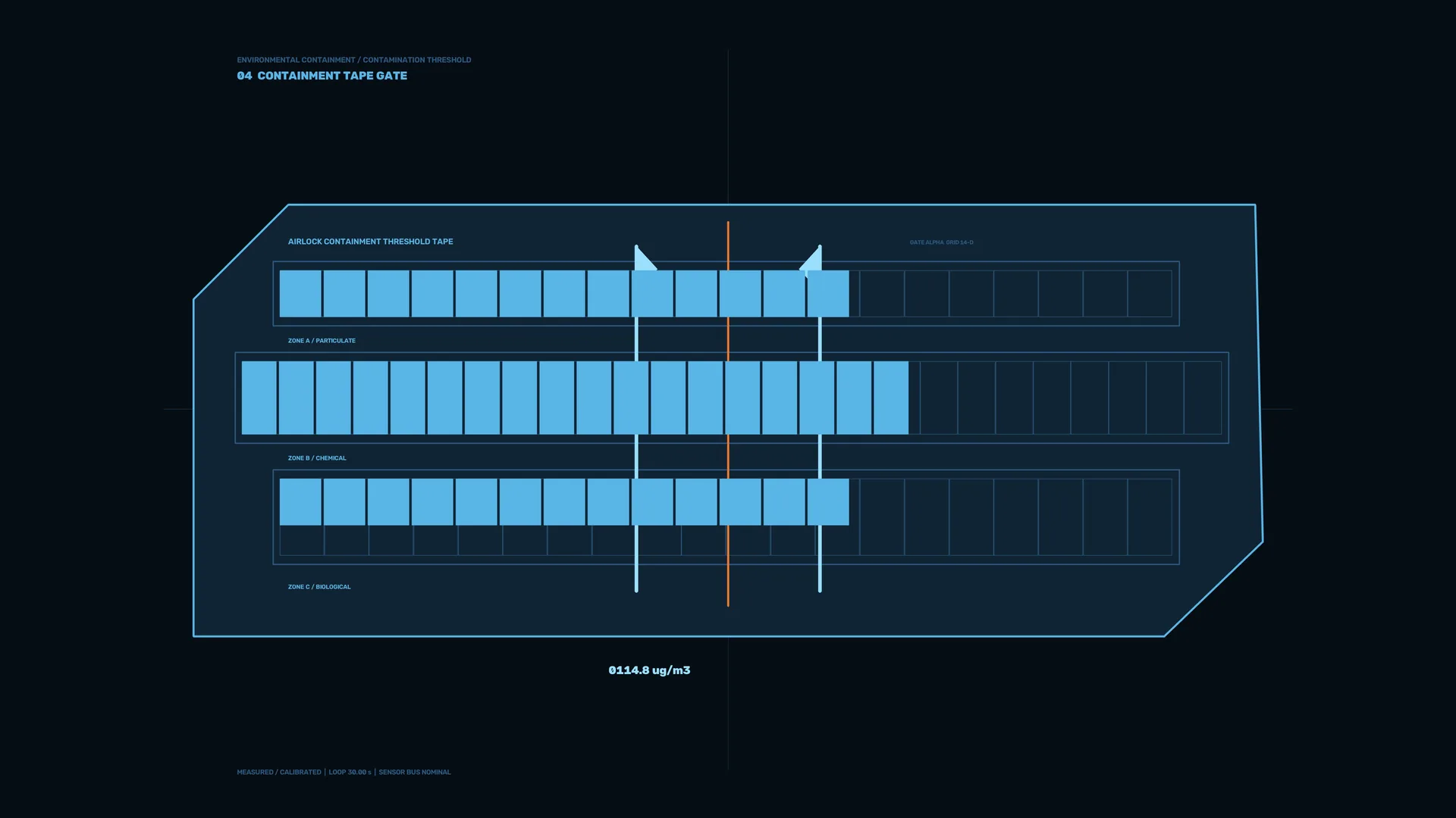 Containment threshold diagram in blue and black — containment diagram wallpaper at 3840x2160