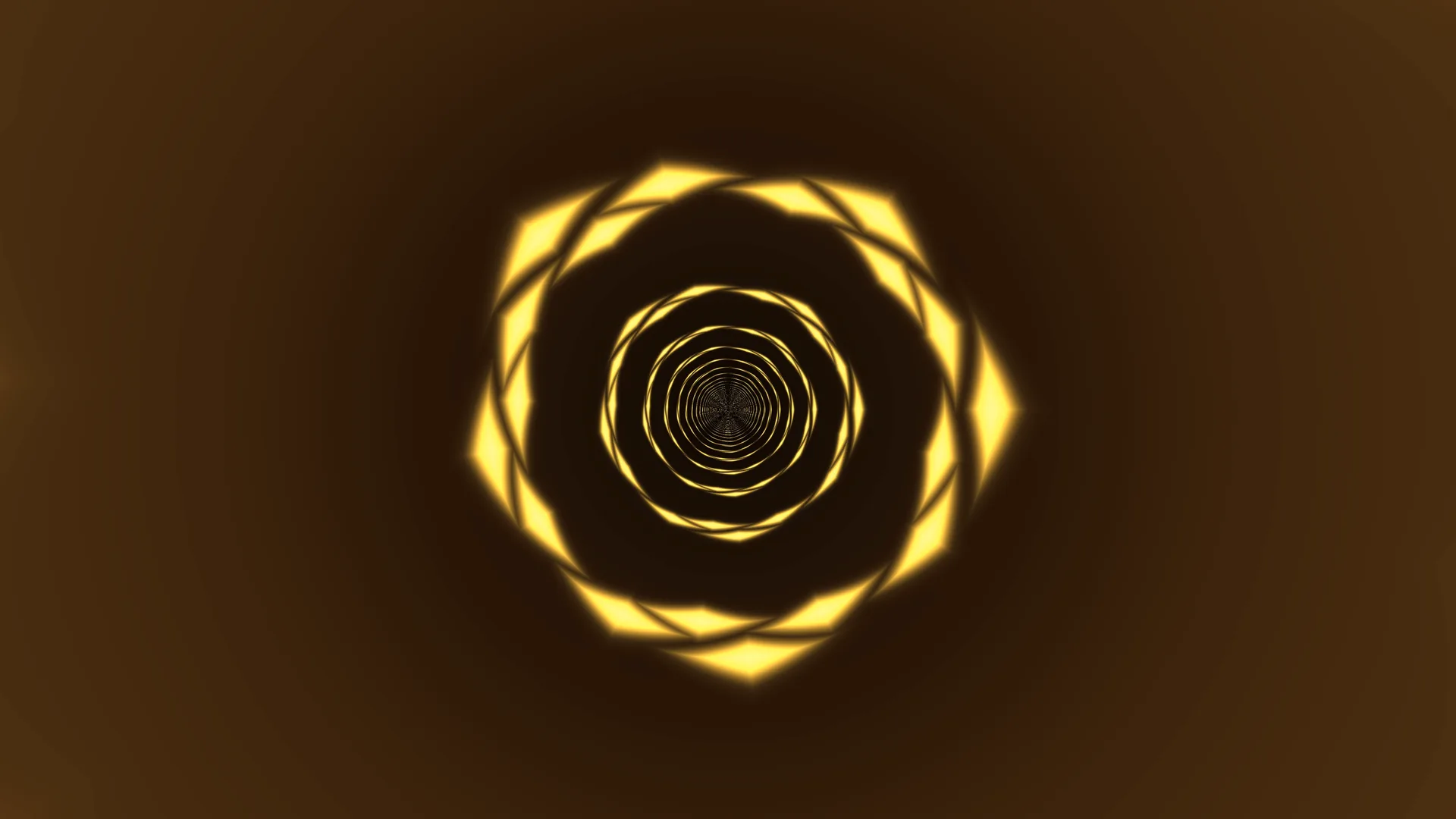 Golden concentric rings in a field of umber — concentric rings wallpaper at 3840x2160
