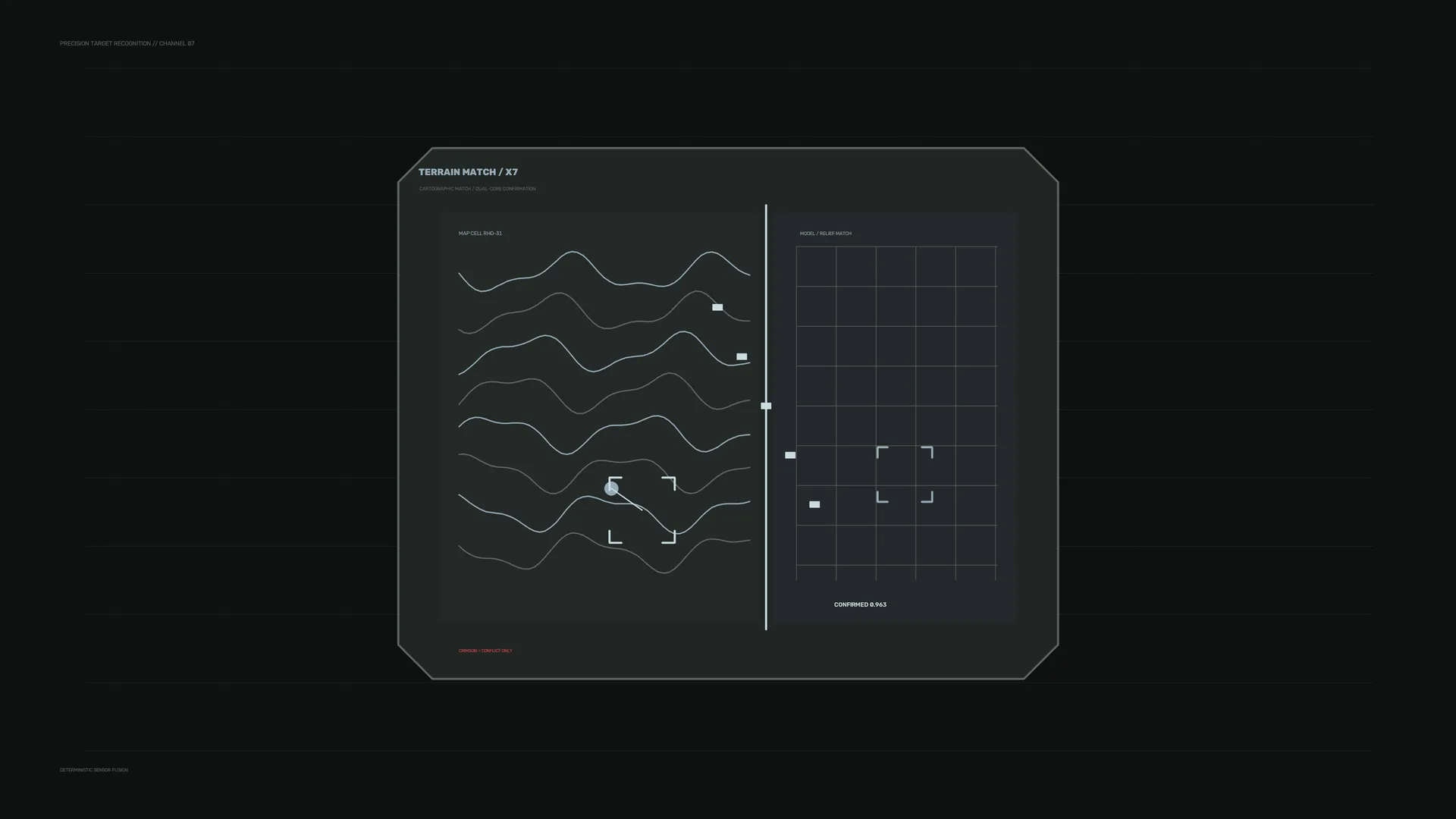 Dark Cartographic Interface with Waveform Lines — cartographic interface wallpaper at 3840x2160