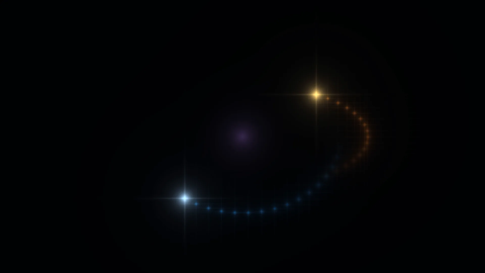 Luminous arc across a field of deep black — luminous arc wallpaper at 3840x2160