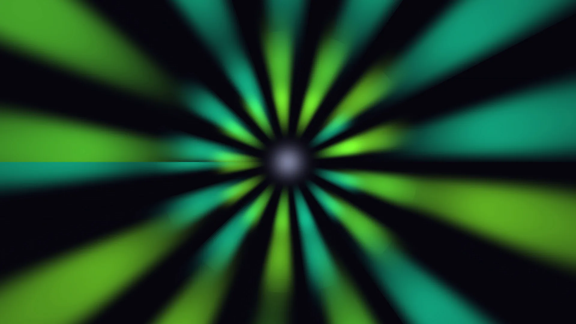 Emerald and teal rays around a central glow — radial rays wallpaper at 3840x2160