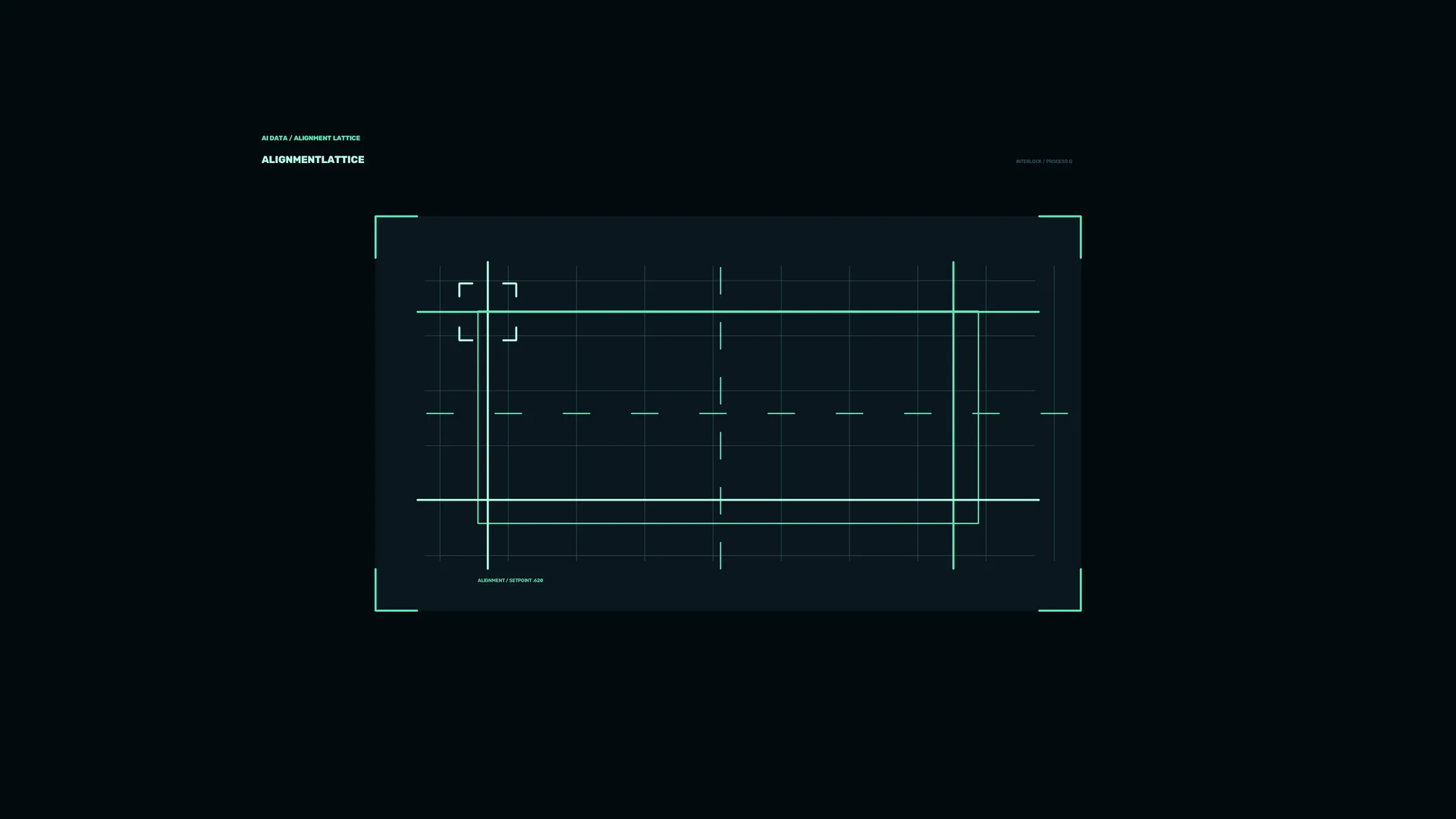 Alignment lattice in mint light — alignment lattice wallpaper at 3840x2160