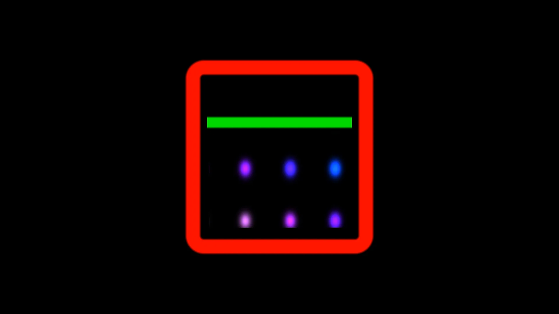 Neon grid of colored lights on black — neon grid wallpaper at 3840x2160