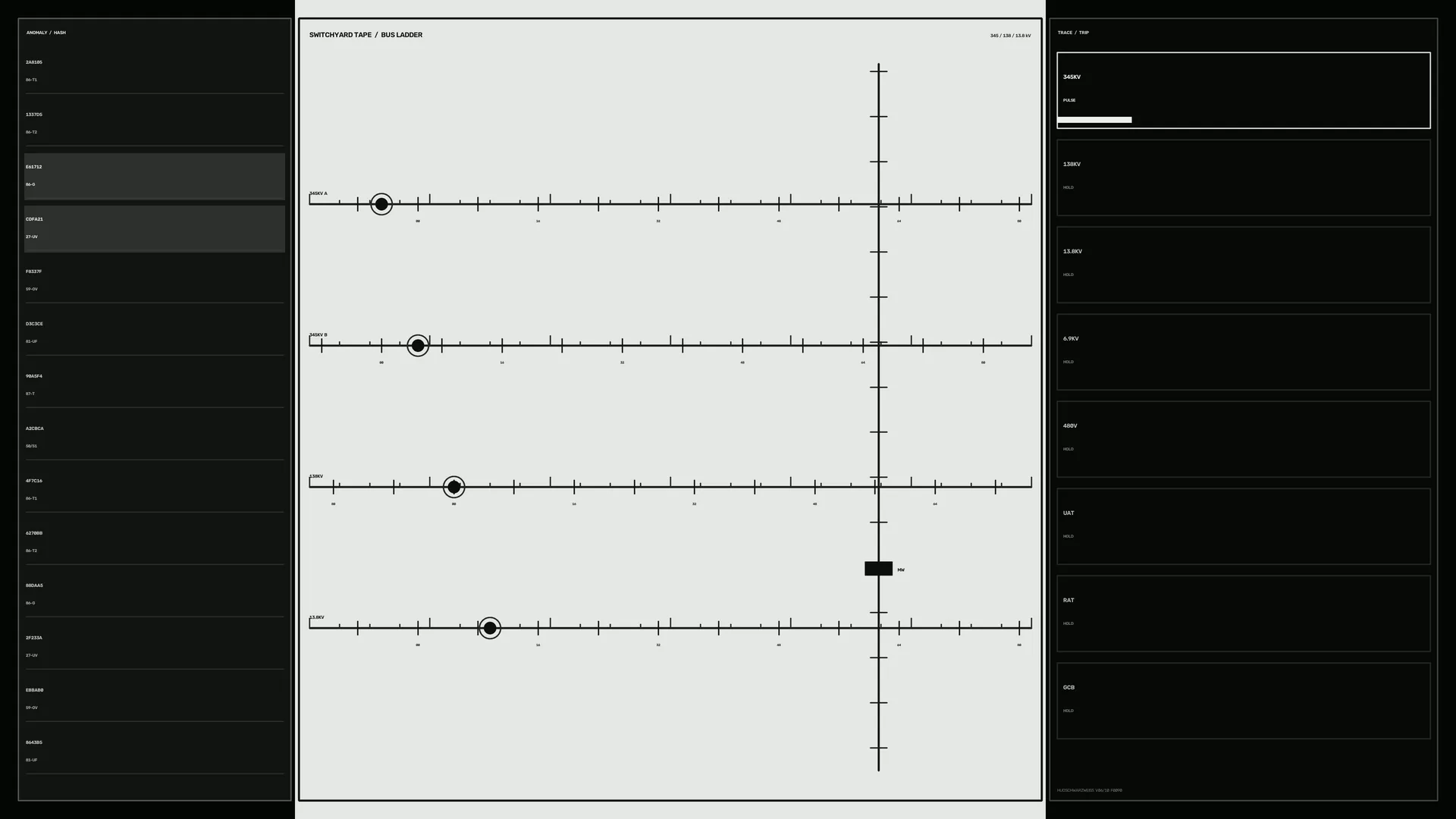 Monochrome electrical schematic with measured lines — electrical schematic wallpaper at 3840x2160