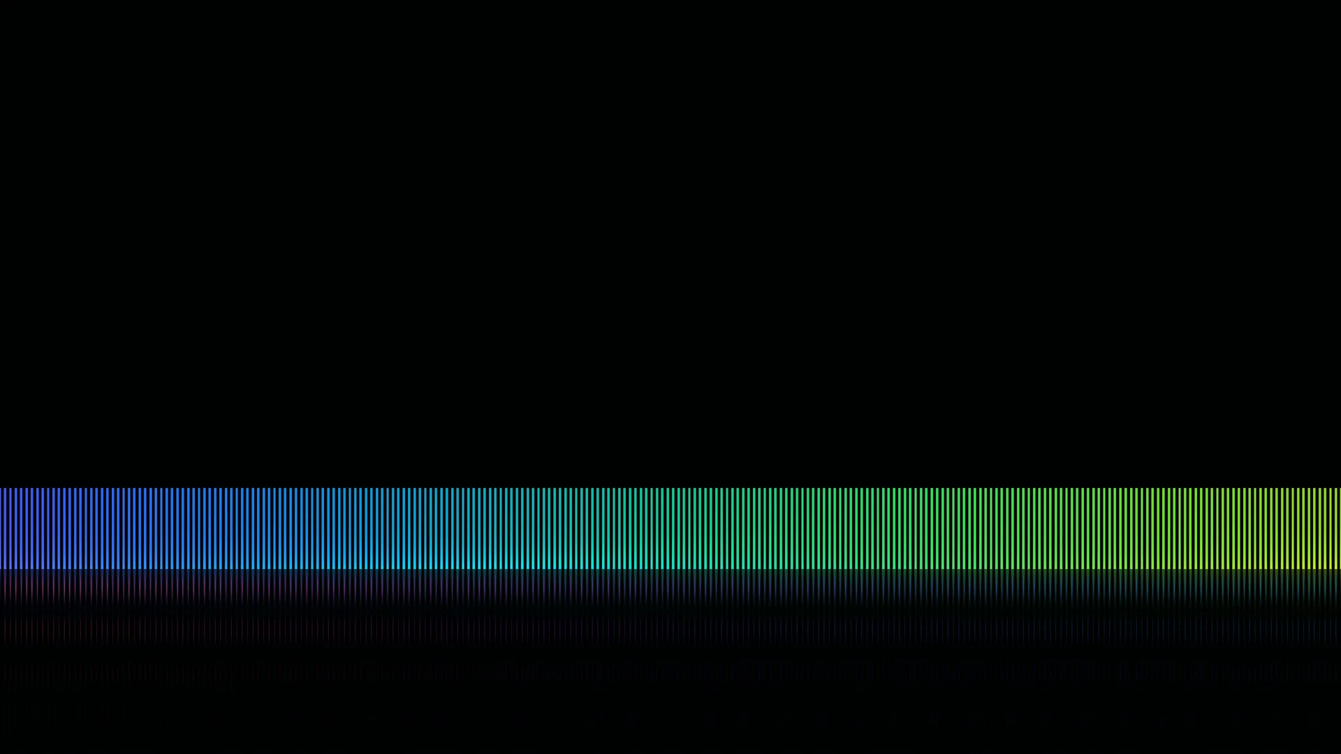 Spectrum bars across a field of black — spectrum wallpaper at 3840x2160