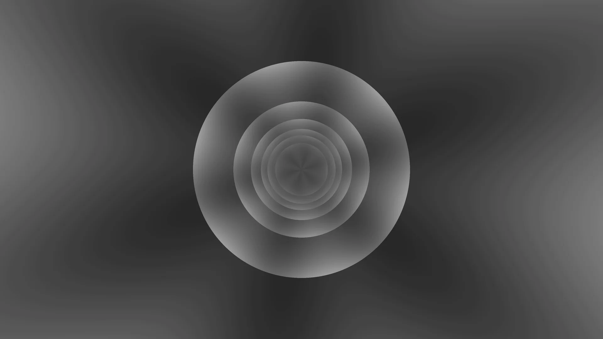 Concentric rings in a charcoal field — concentric circles wallpaper at 3840x2160