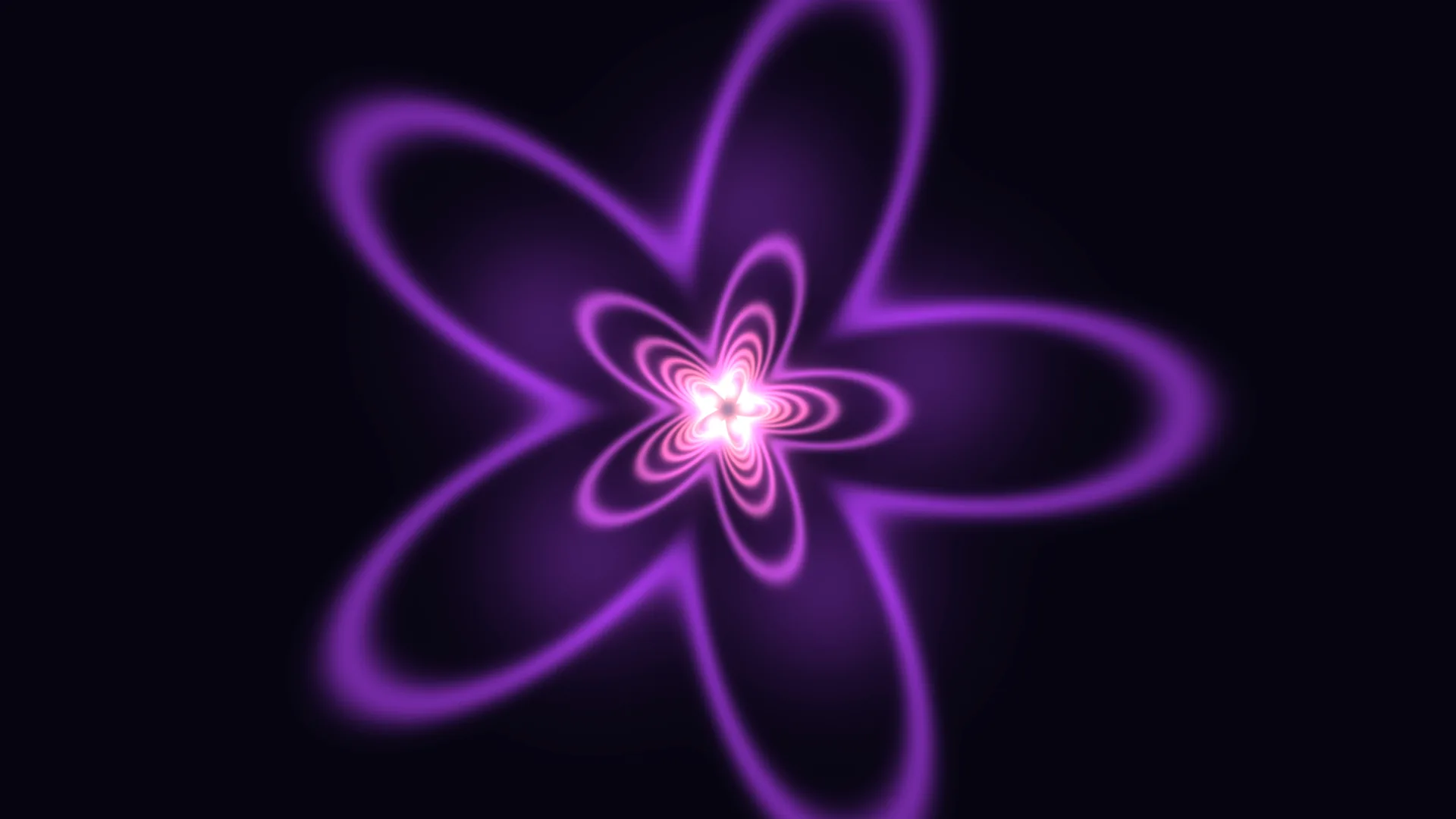 Violet luminous loops around a radiant center — violet wallpaper at 3840x2160