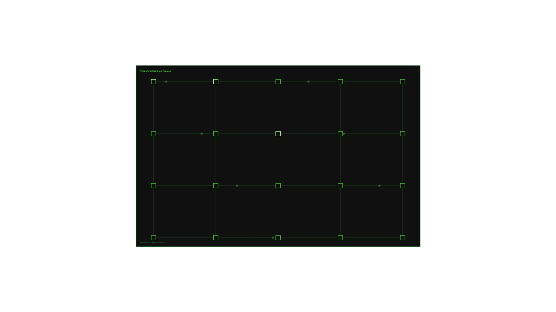Green wireframe grid on a black field — wireframe grid wallpaper at 3840x2160