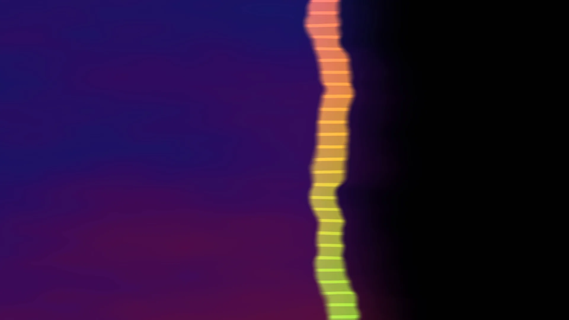 Luminous striped divide in violet and black — striped band wallpaper at 3840x2160