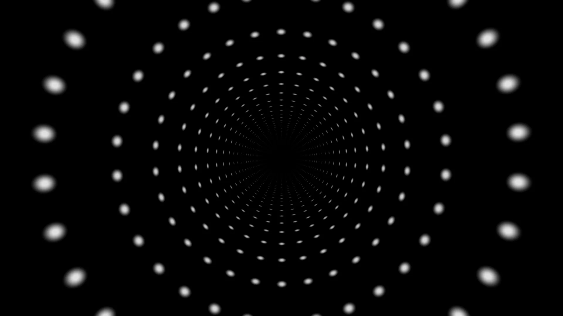 Concentric White Orbits in Black Space — concentric rings wallpaper at 3840x2160