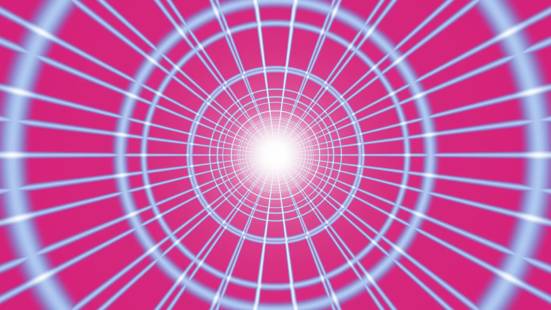 Pink radial tunnel with a luminous center — radial tunnel wallpaper at 3840x2160
