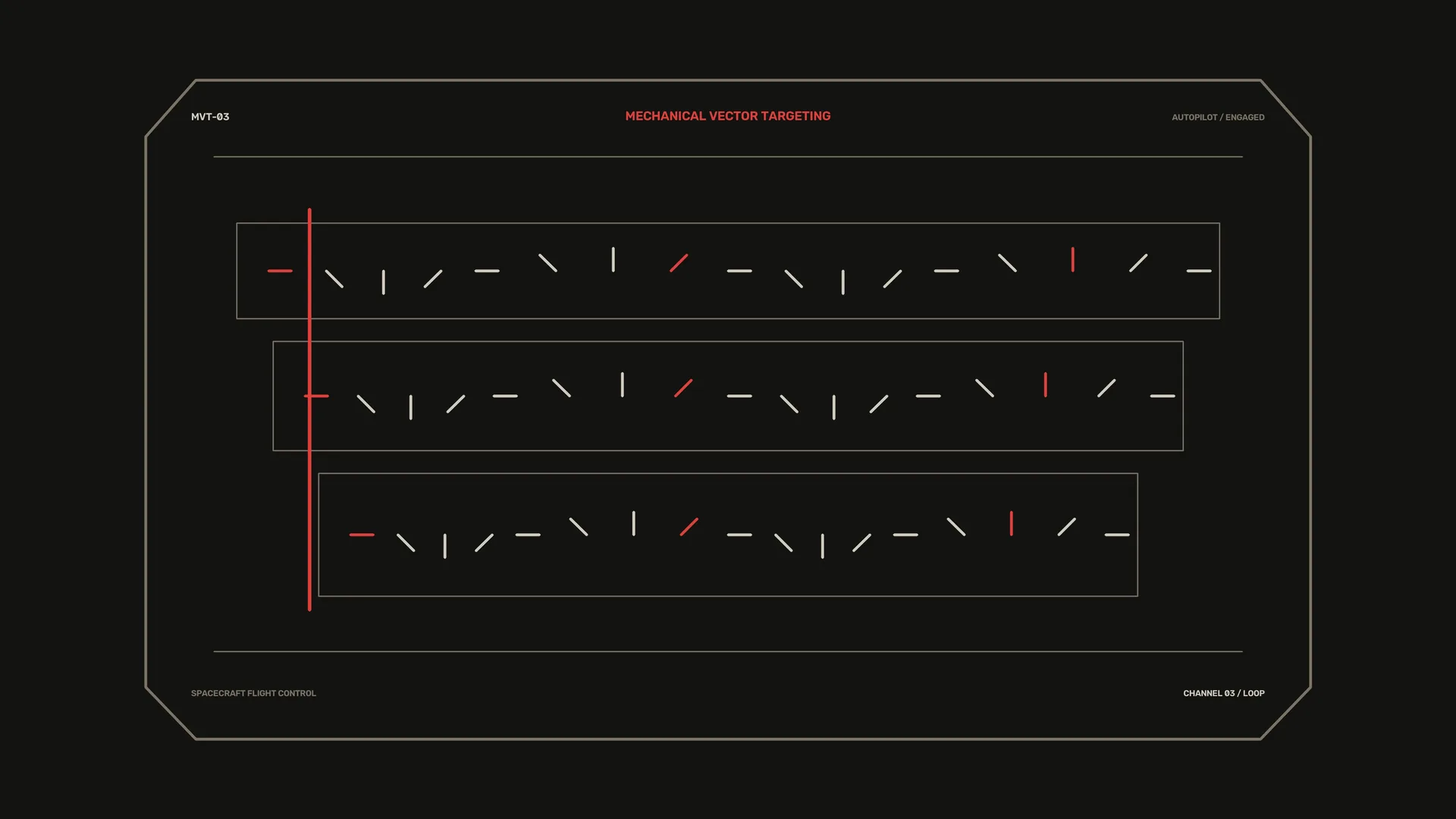 Mechanical Vector Targeting Interface — interface wallpaper at 3840x2160